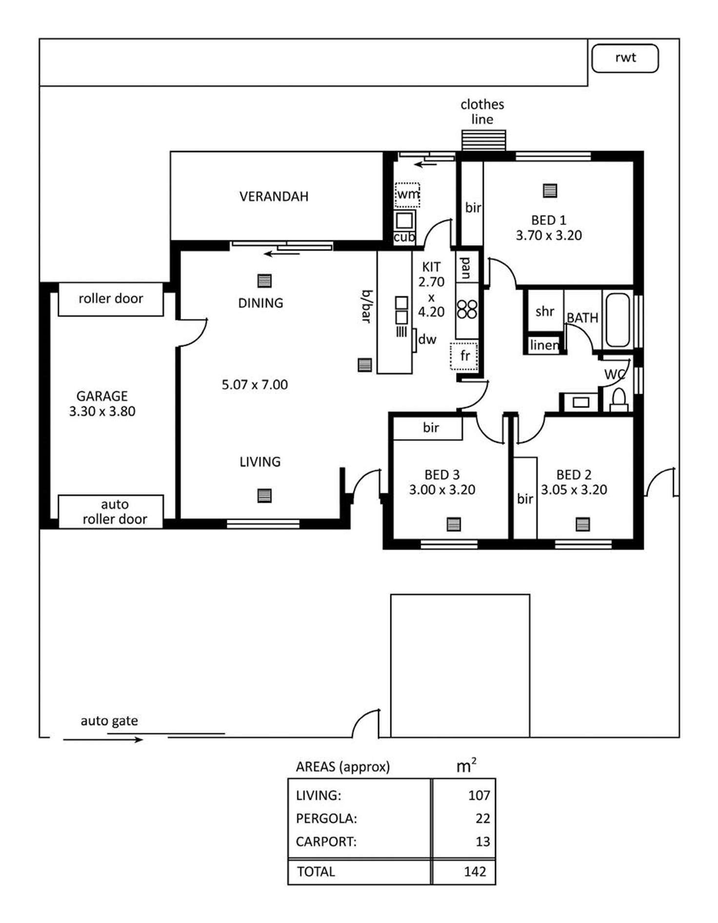 Floorplan of Homely house listing, 49c Florence Avenue, Blair Athol SA 5084