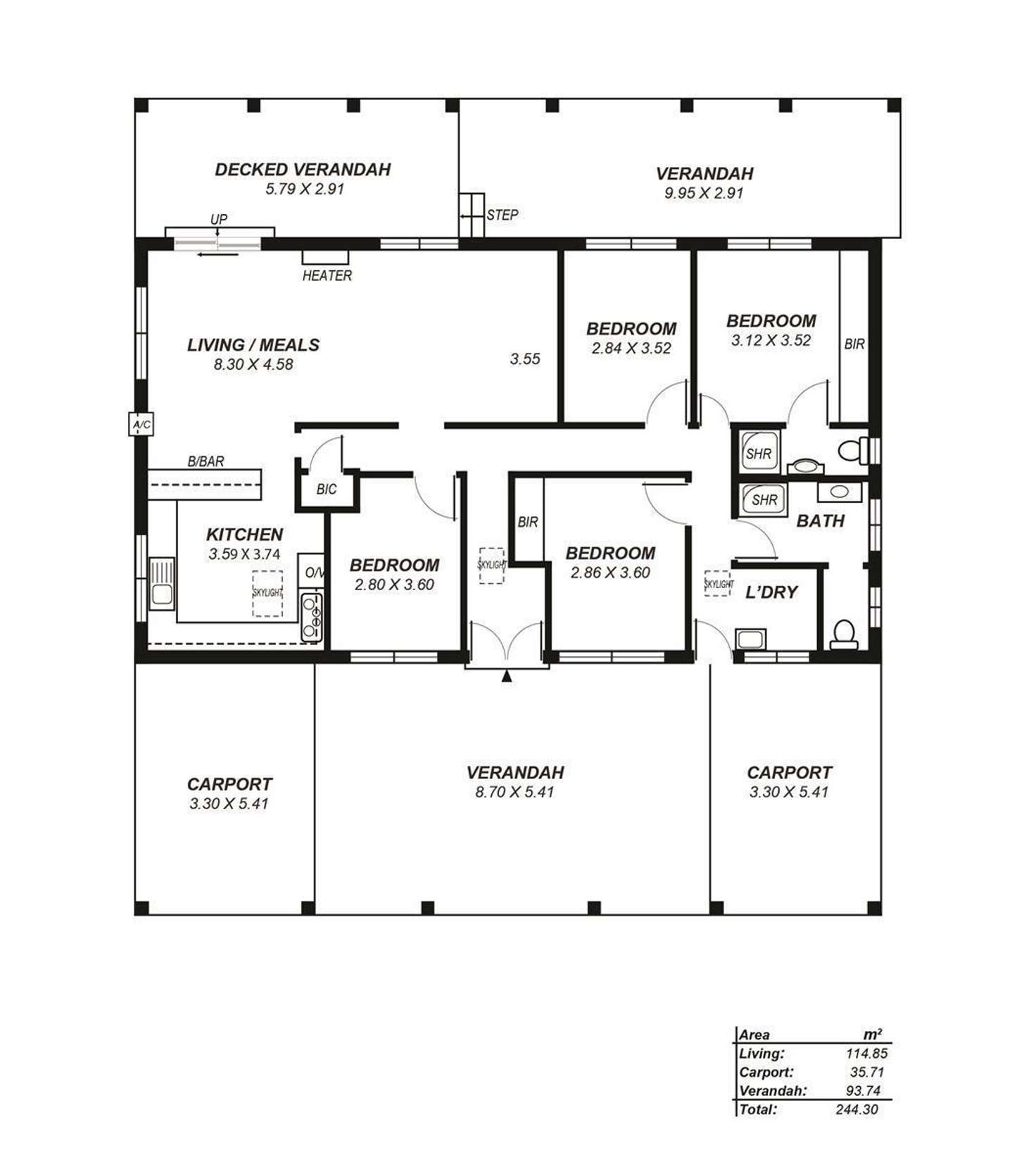 Floorplan of Homely house listing, 7 Castine Street, Port Noarlunga SA 5167