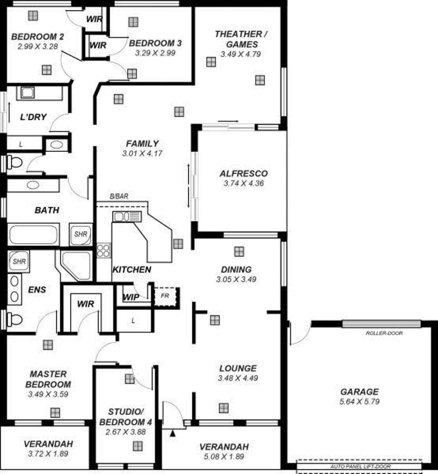 Floorplan of Homely house listing, 82 Applecross Drive, Blakeview SA 5114