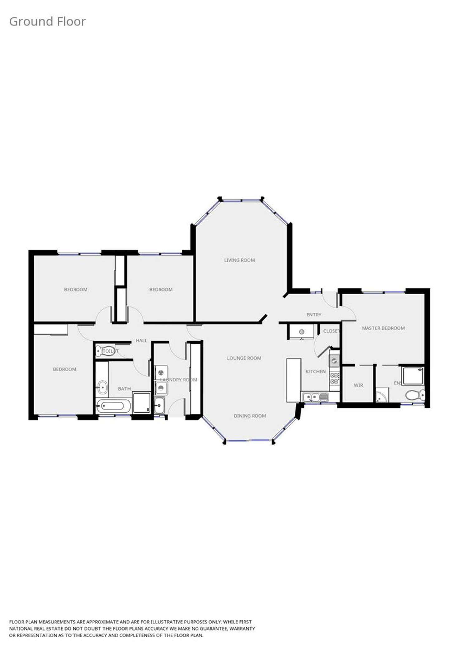 Floorplan of Homely house listing, 14 Paterson Avenue, Baranduda VIC 3691