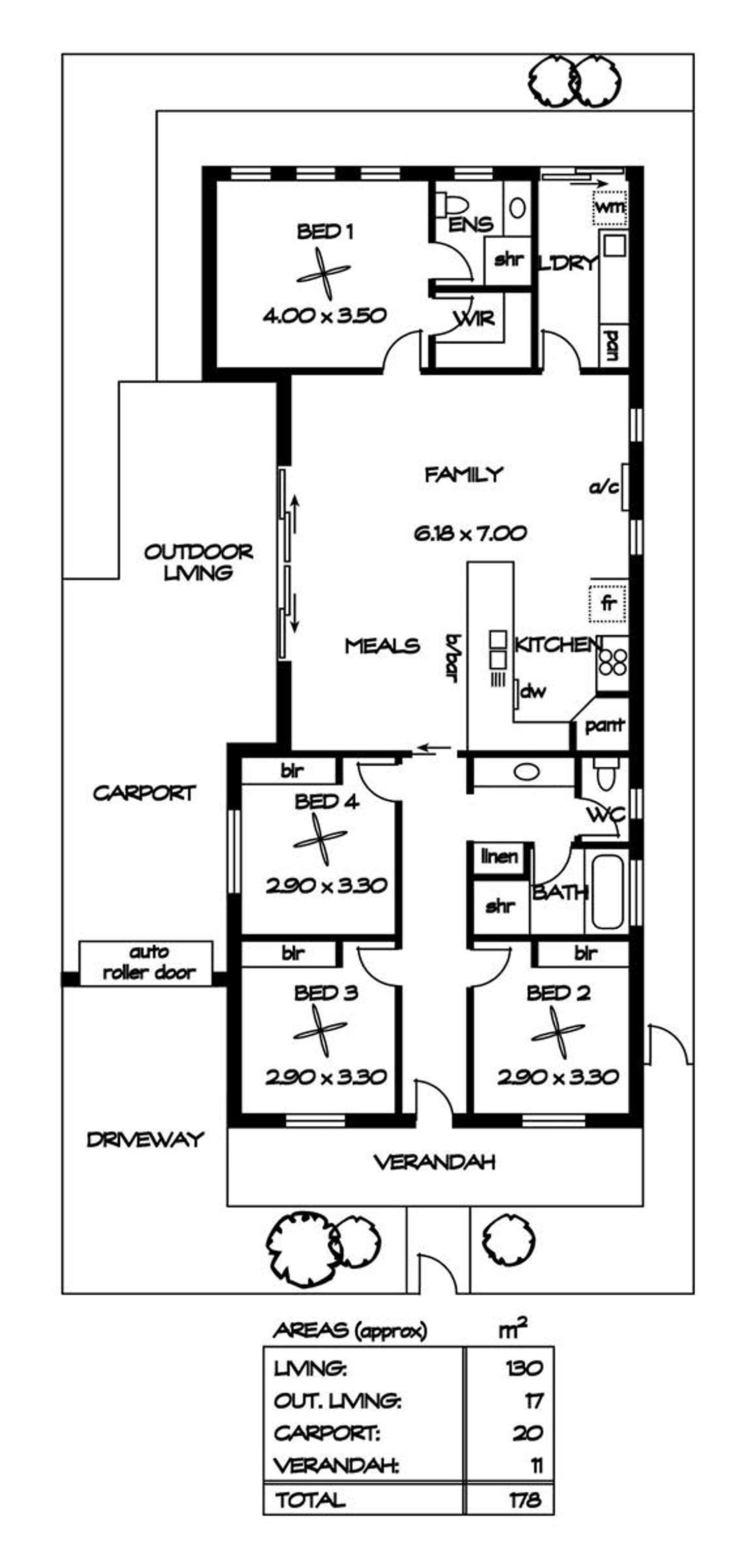 Floorplan of Homely house listing, 11 Salmon Gum Crescent, Blakeview SA 5114