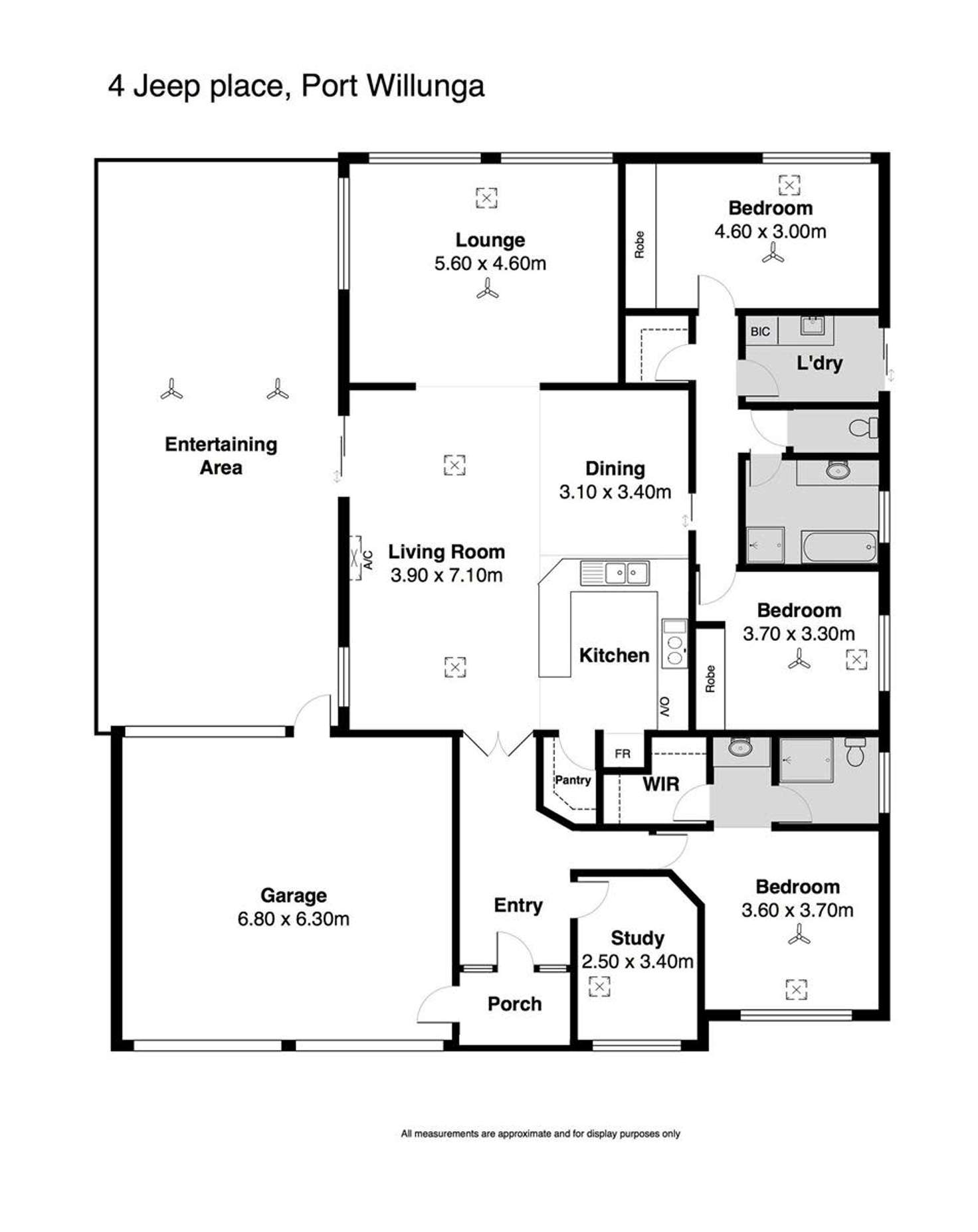 Floorplan of Homely house listing, 4 Jeep Place, Port Willunga SA 5173
