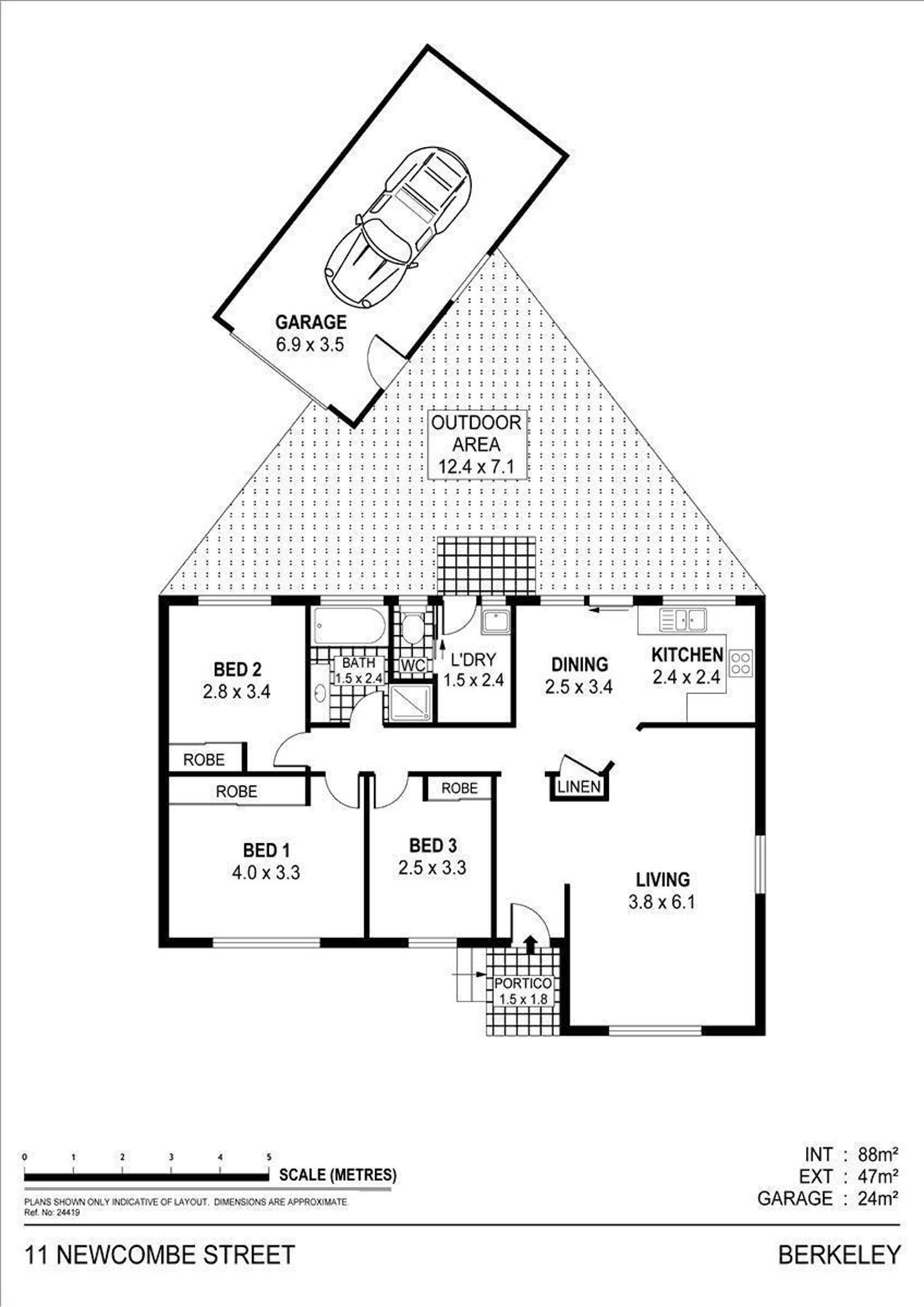 Floorplan of Homely house listing, 11 Newcombe Street, Berkeley NSW 2506