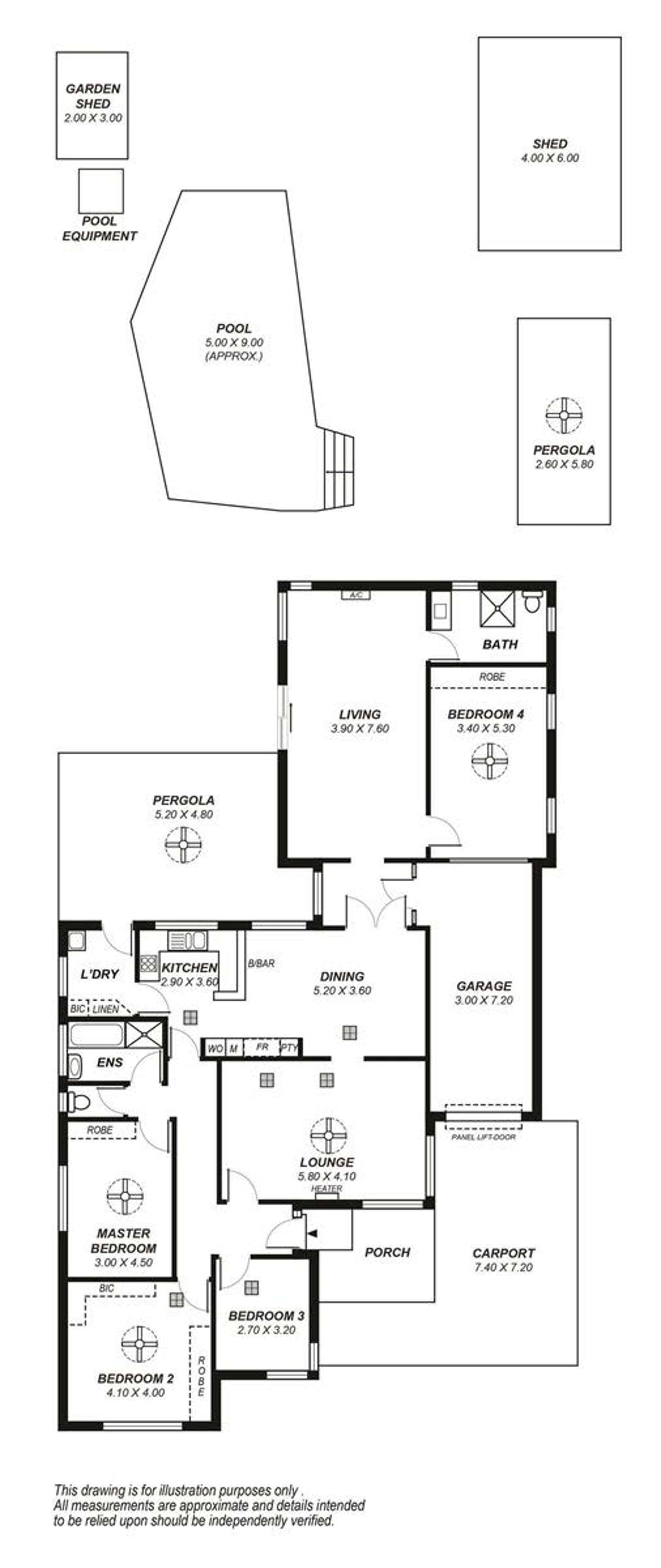 Floorplan of Homely house listing, 23B Ferguson Avenue, Myrtle Bank SA 5064
