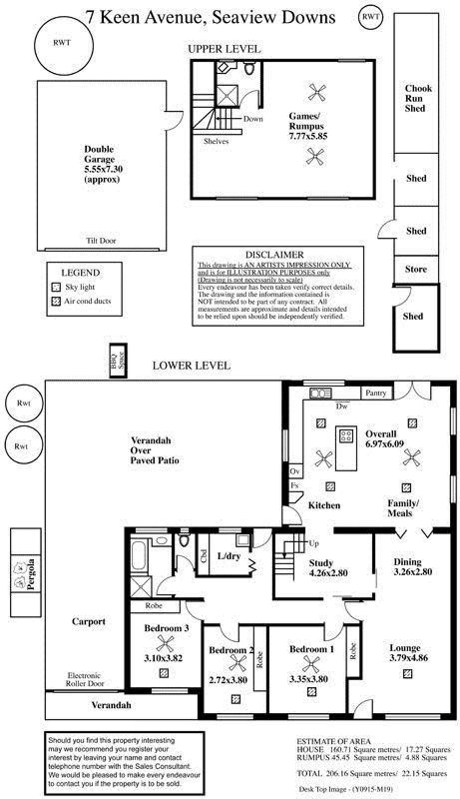 Floorplan of Homely house listing, 7 Keen Avenue, Seaview Downs SA 5049