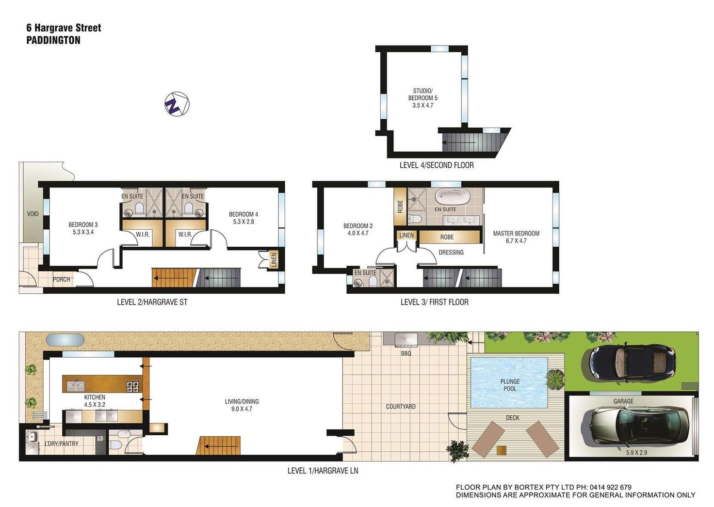 Floorplan of Homely house listing, 6 Hargrave Street / Also known as 8 Hargrave Lane, Paddington NSW 2021