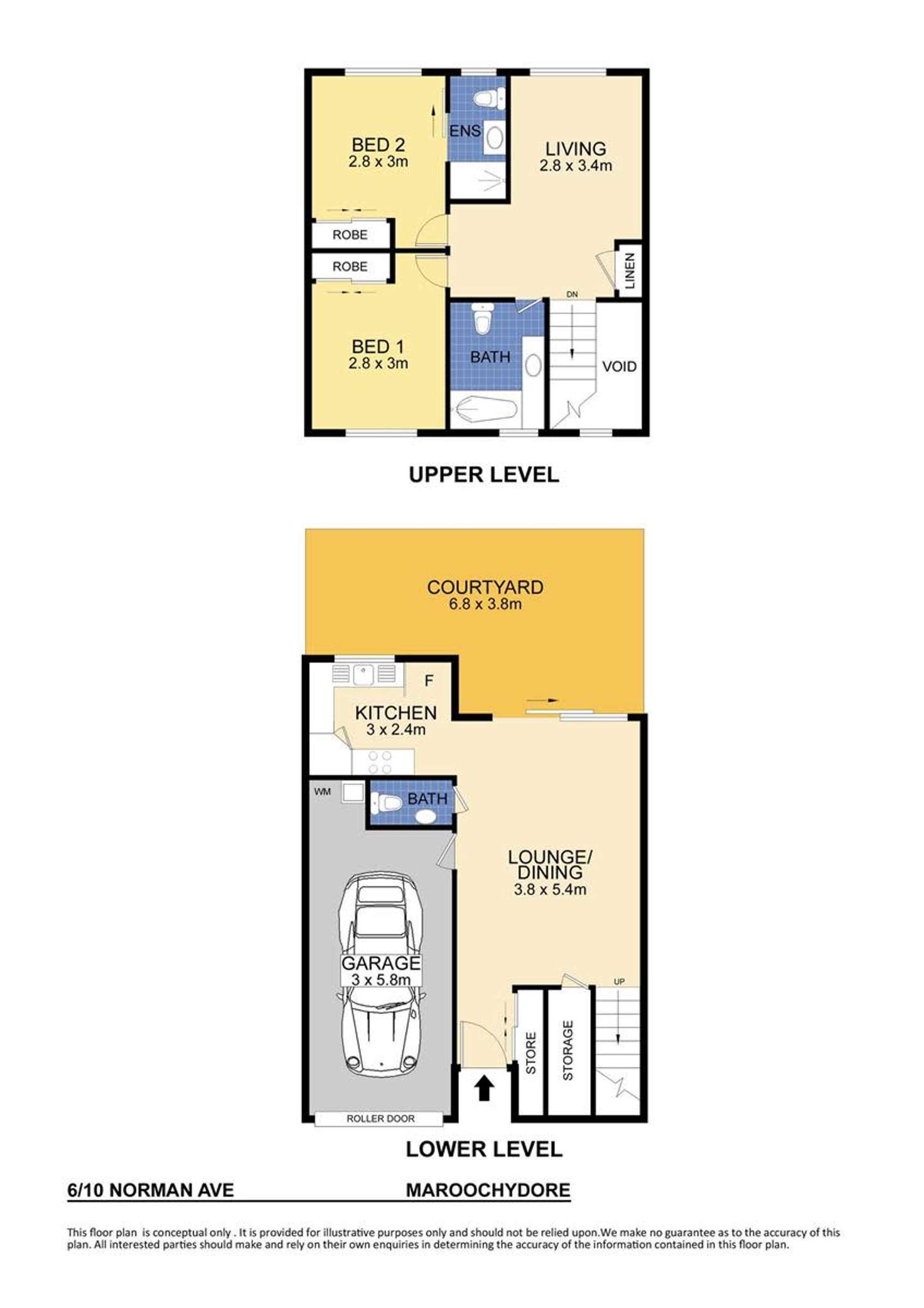 Floorplan of Homely unit listing, 6/10-12 Norman Avenue, Maroochydore QLD 4558