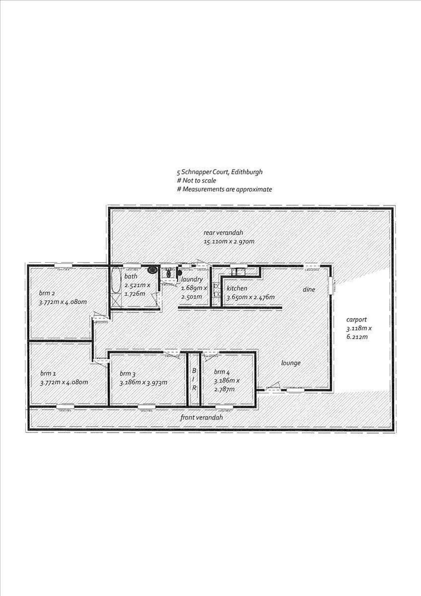 Floorplan of Homely house listing, 5 Schnapper Court, Edithburgh SA 5583