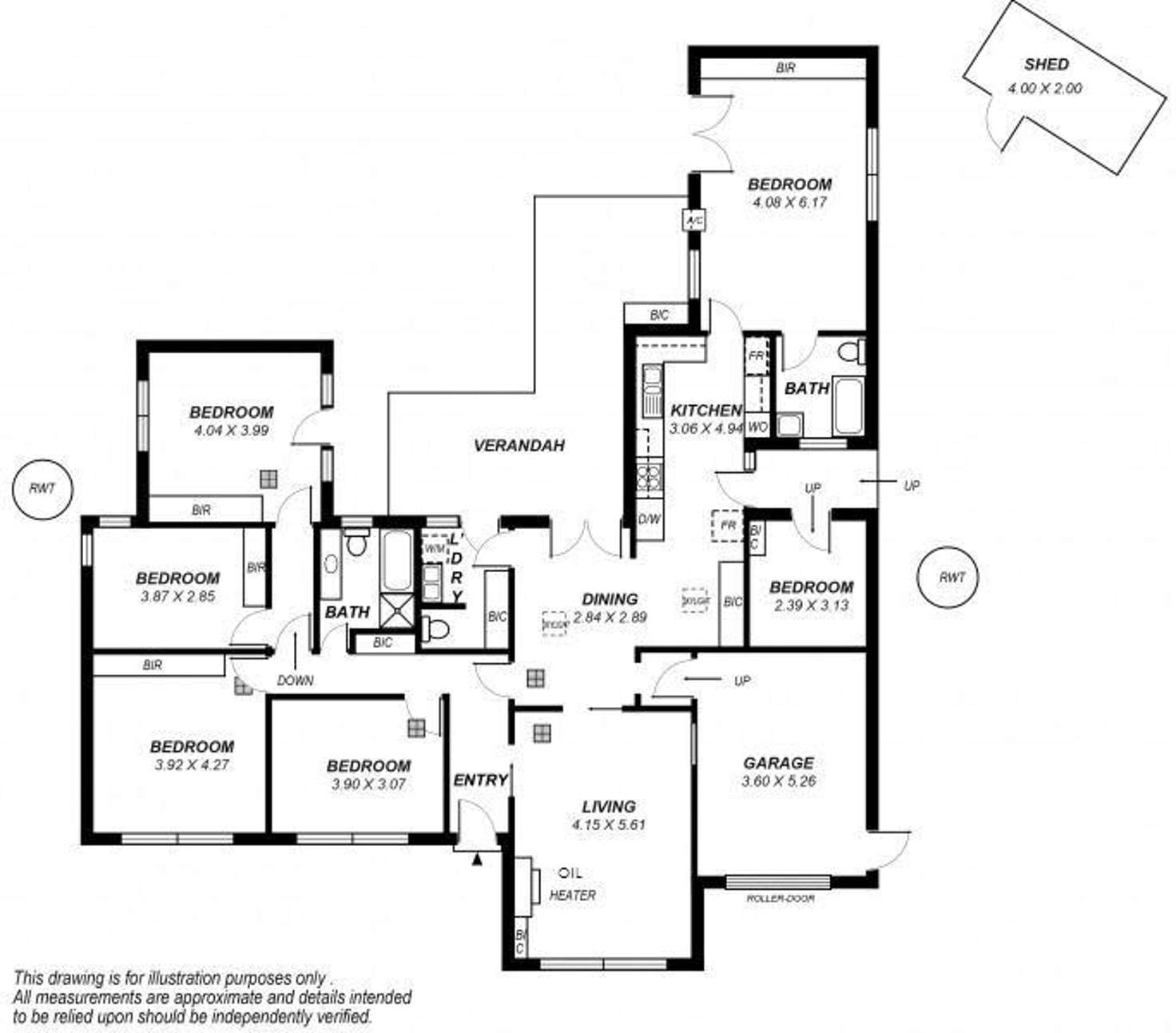 Floorplan of Homely house listing, 8 Strathmore Avenue, Tranmere SA 5073