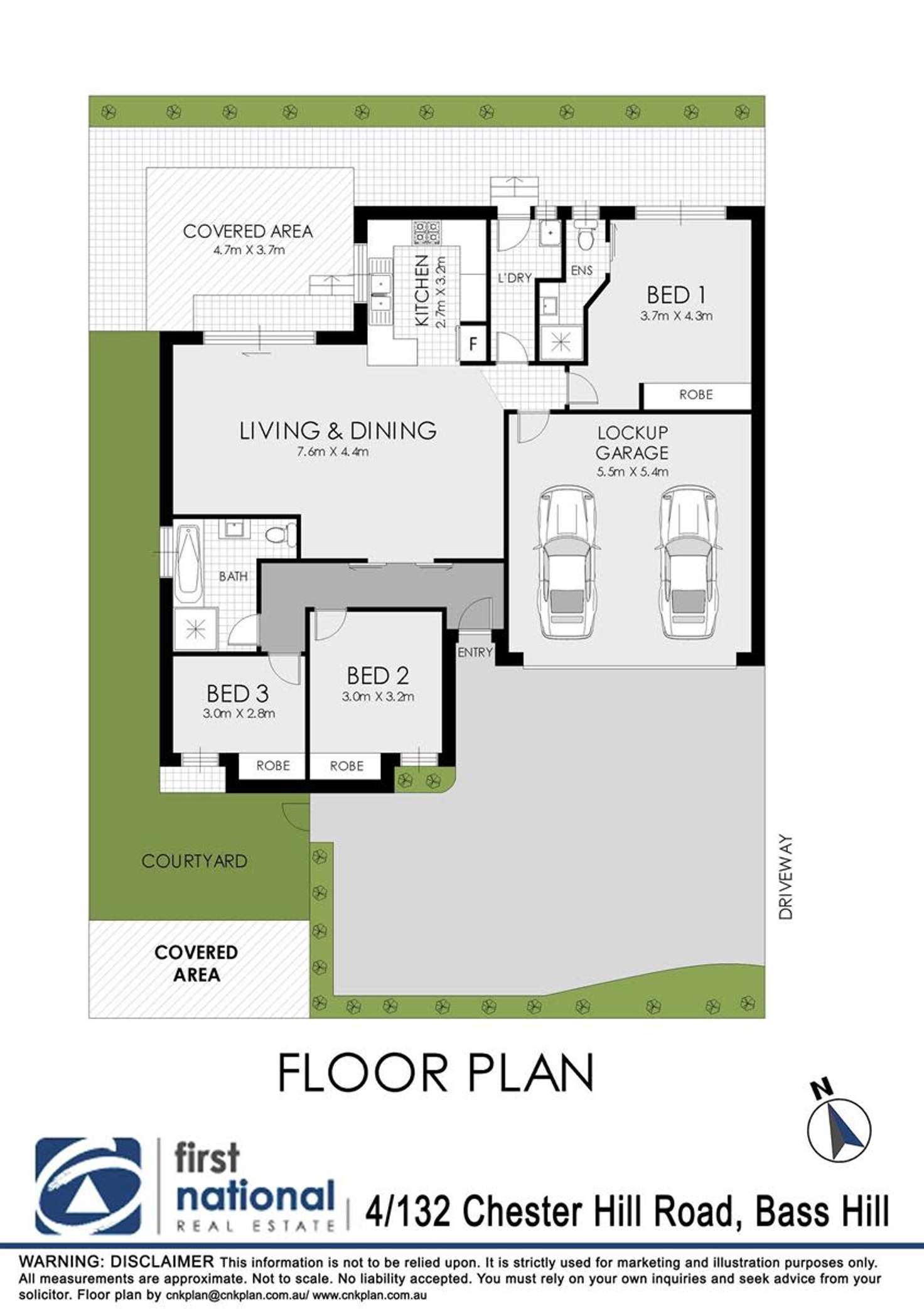Floorplan of Homely villa listing, 4/132 Chester Hill Road, Bass Hill NSW 2197