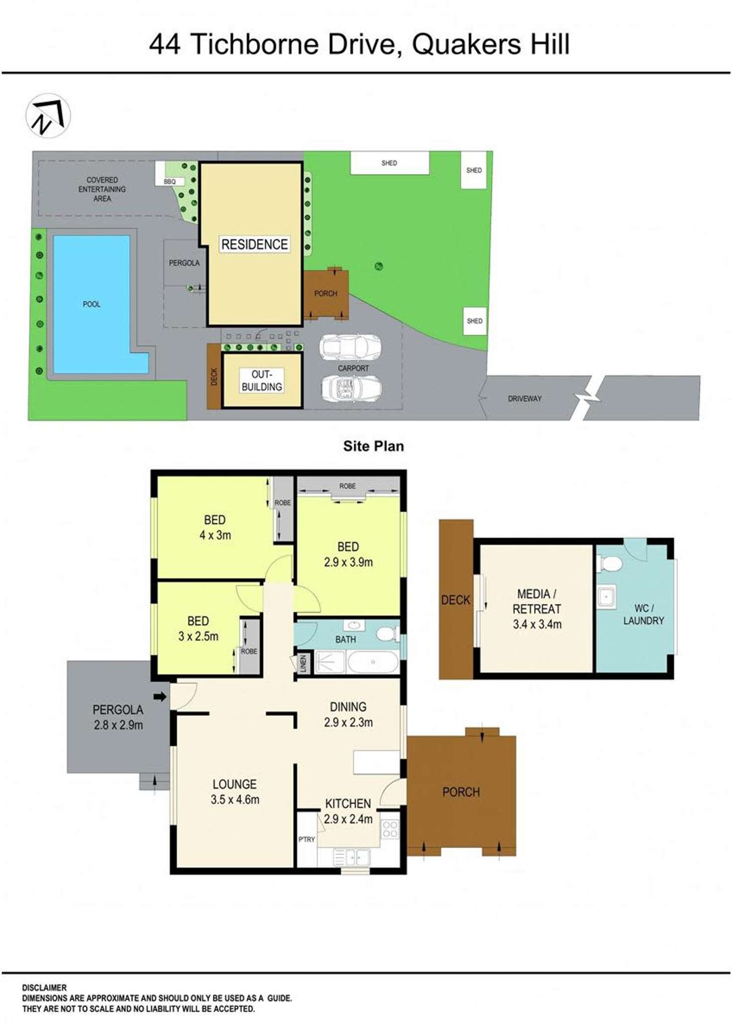 Floorplan of Homely house listing, 44 Tichborne Drive, Quakers Hill NSW 2763