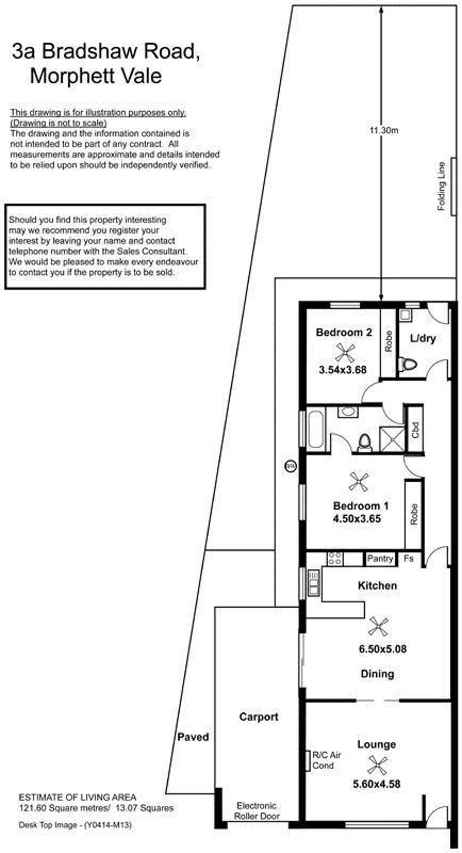 Floorplan of Homely house listing, 3A Bradshaw Road, Morphett Vale SA 5162