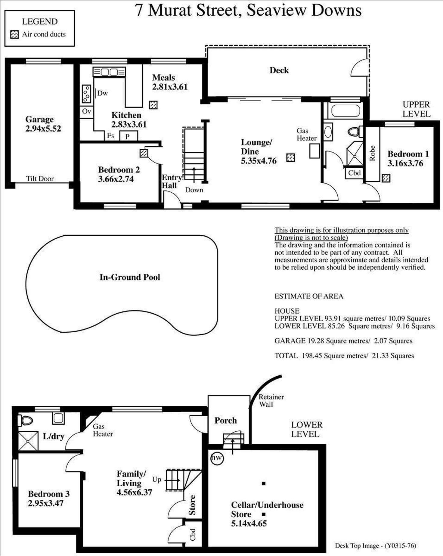Floorplan of Homely house listing, 7 Murat Street, Seaview Downs SA 5049
