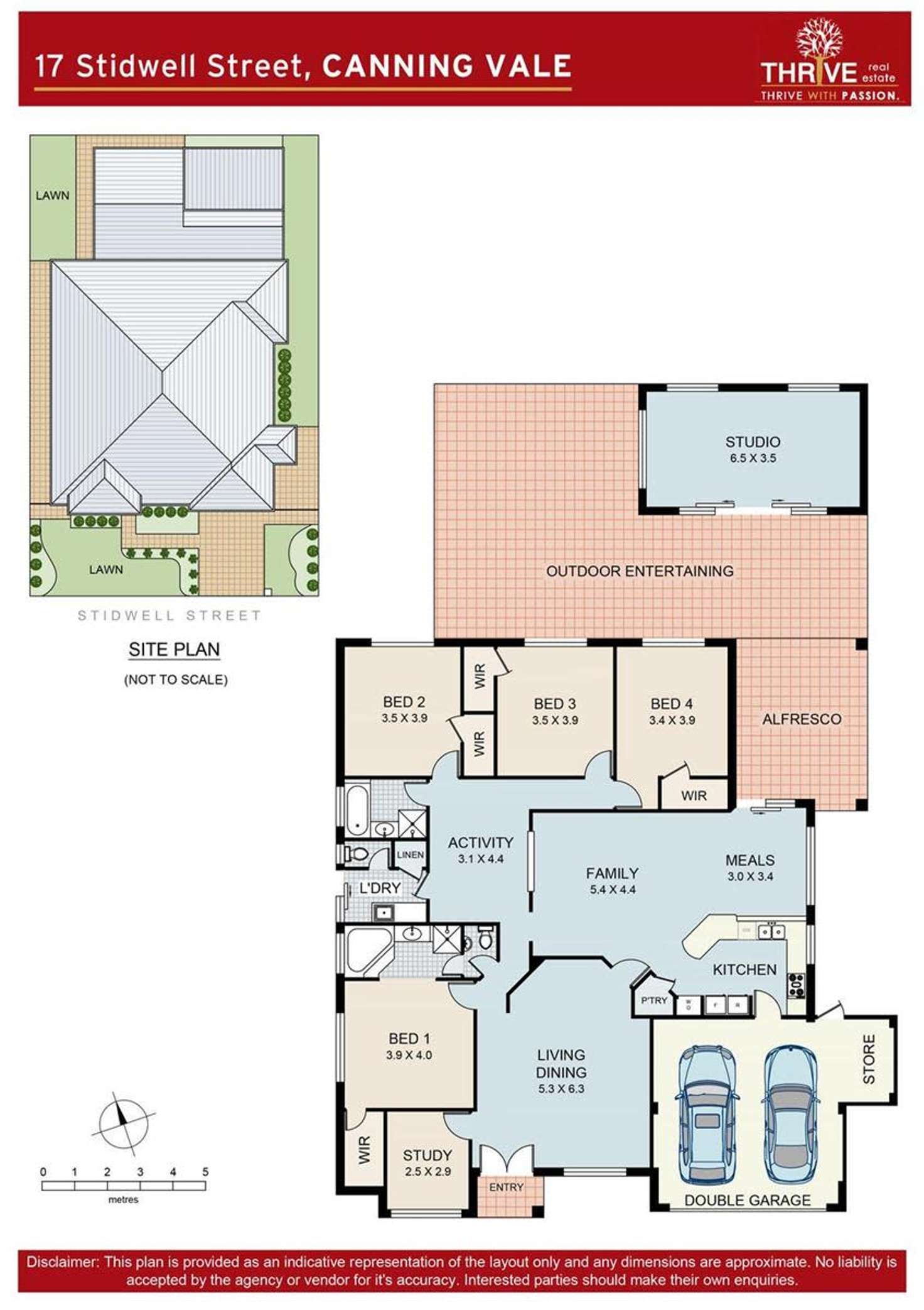 Floorplan of Homely house listing, 17 Stidwell Street, Canning Vale WA 6155