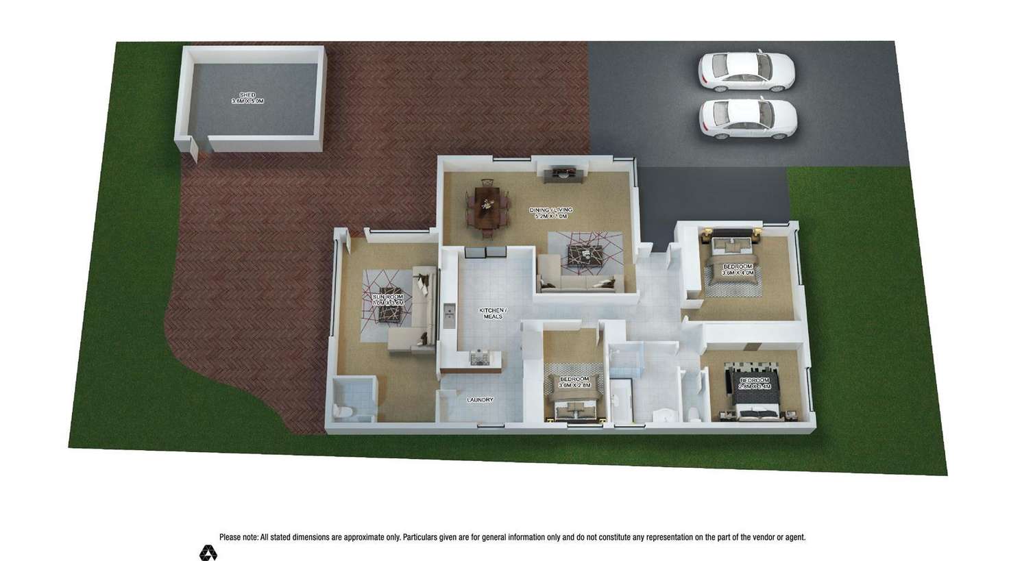 Floorplan of Homely house listing, 107 North Road, Avondale Heights VIC 3034