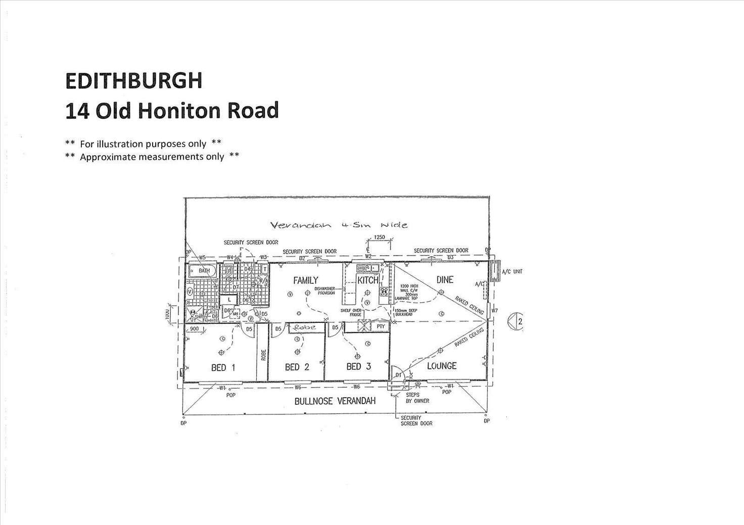 Floorplan of Homely house listing, Lot /104 Old Honiton Road, Edithburgh SA 5583