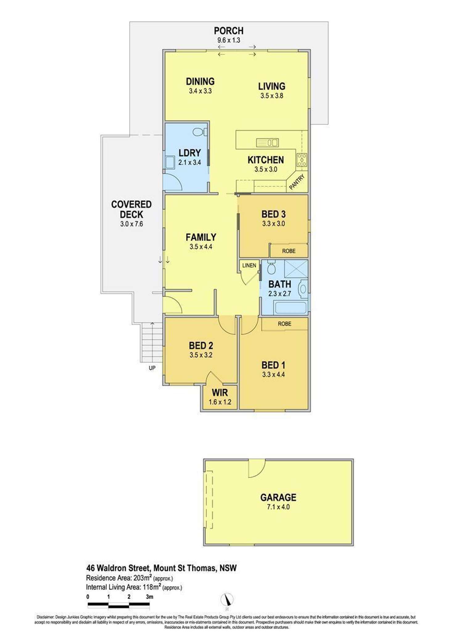 Floorplan of Homely house listing, 46 Waldron Street, Mount Saint Thomas NSW 2500