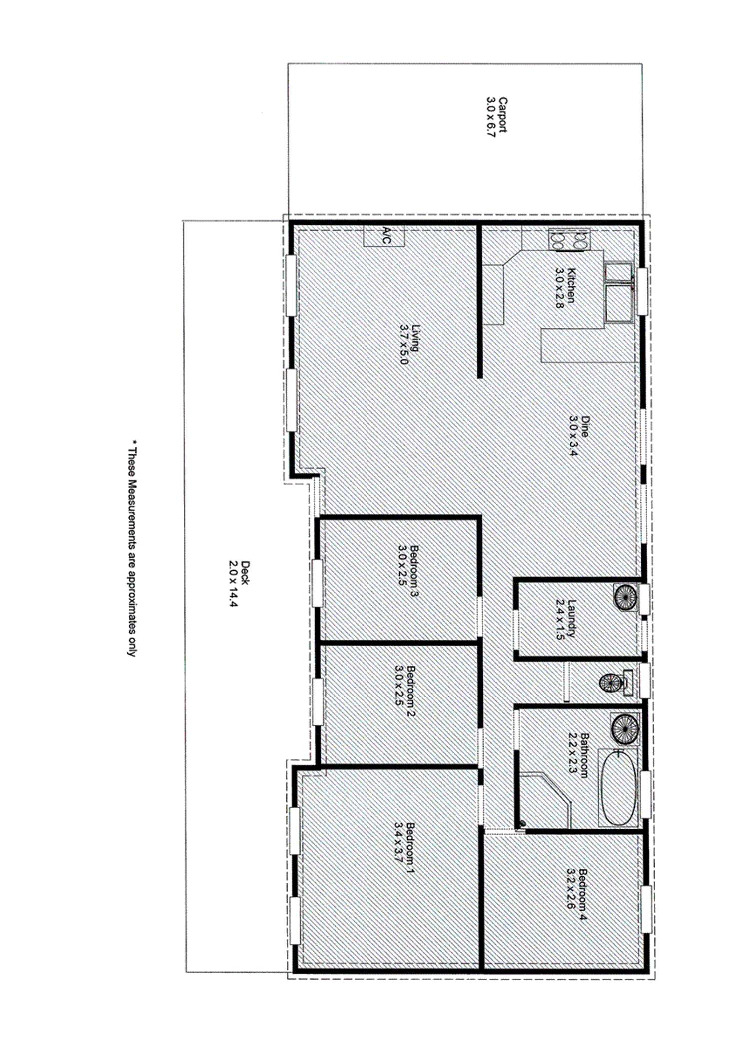 Floorplan of Homely house listing, 63 Sultana Point Drive, Edithburgh SA 5583