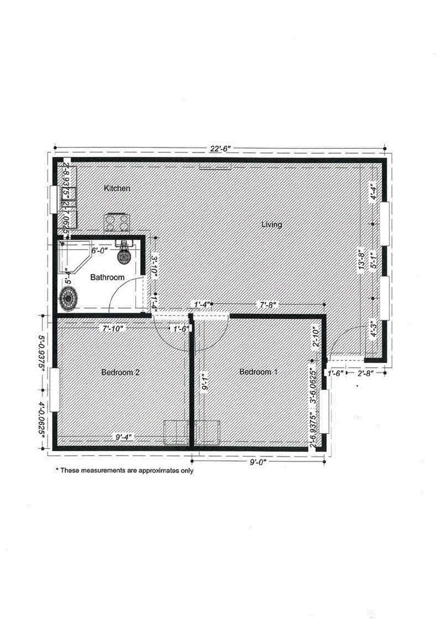Floorplan of Homely unit listing, 1/25 O'Halloran Parade, Edithburgh SA 5583