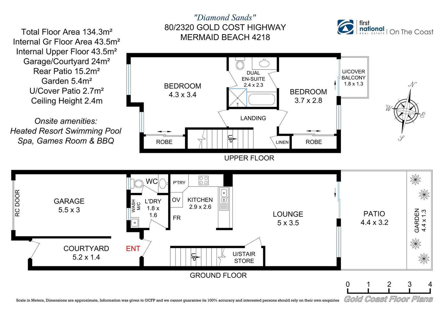 Floorplan of Homely unit listing, 80/2320 Gold Coast Highway, Mermaid Beach QLD 4218