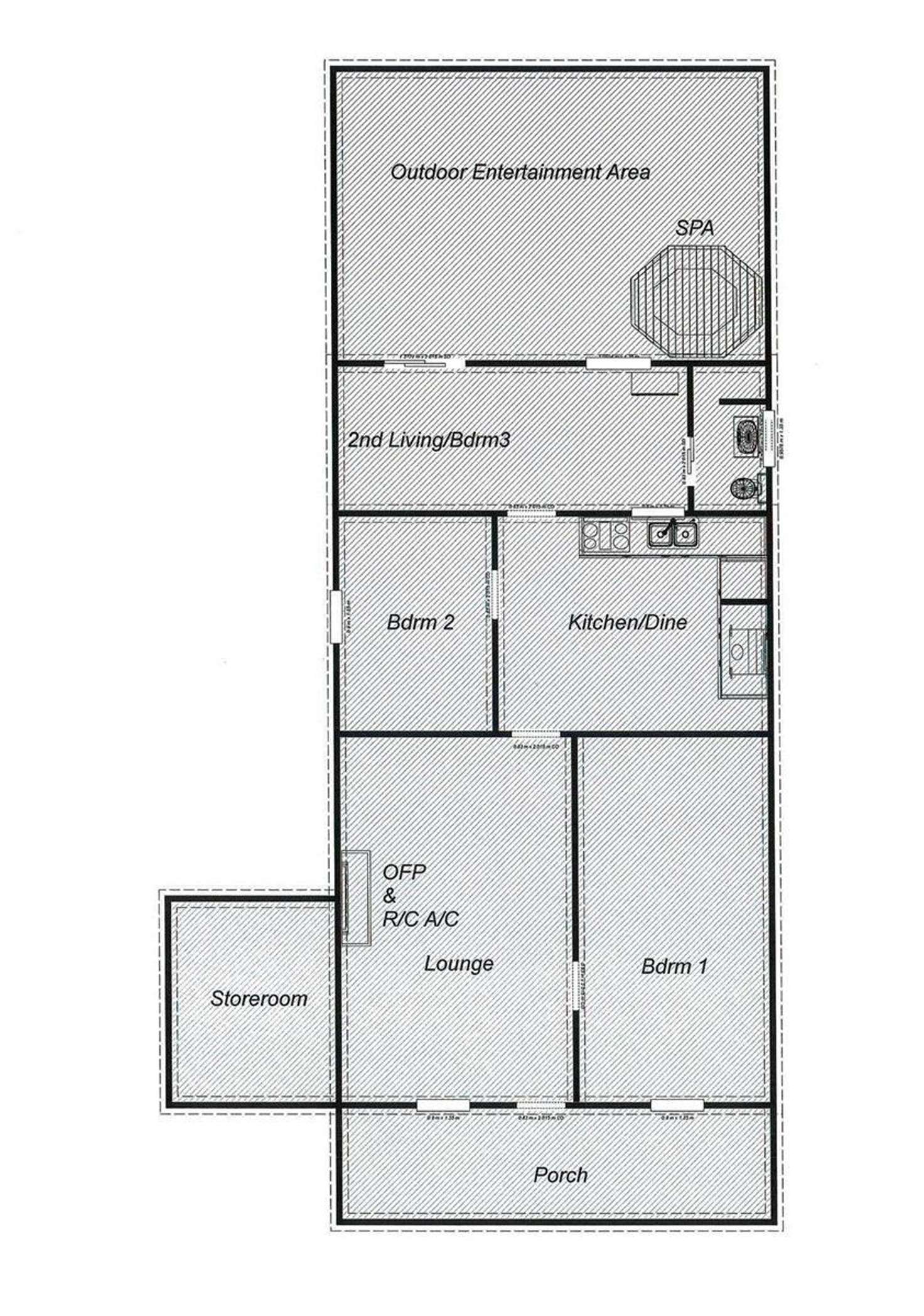 Floorplan of Homely house listing, 6496 St Vincent Highway (Coobowie Road), Edithburgh SA 5583
