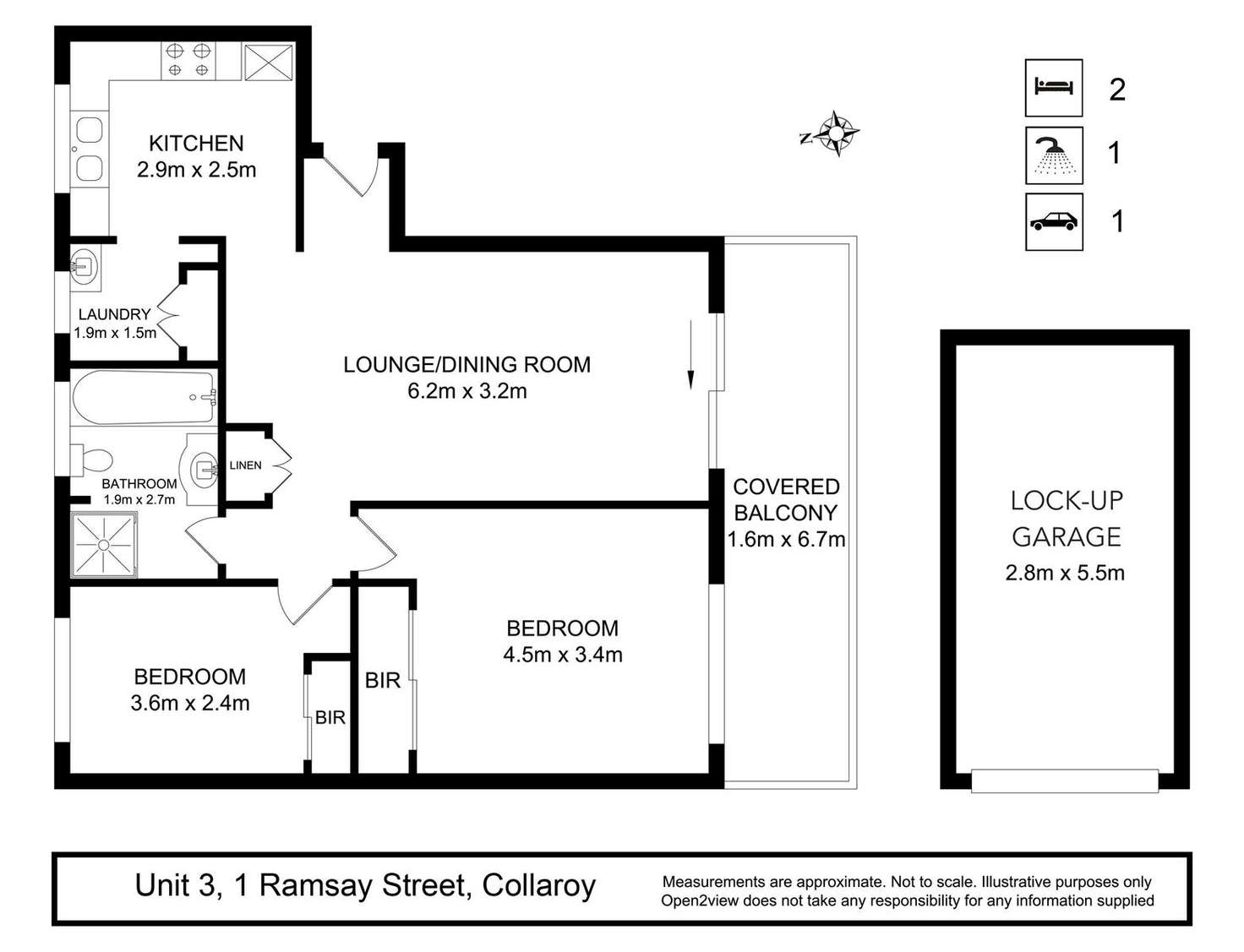 Floorplan of Homely apartment listing, 3/1 Ramsay Street, Collaroy NSW 2097