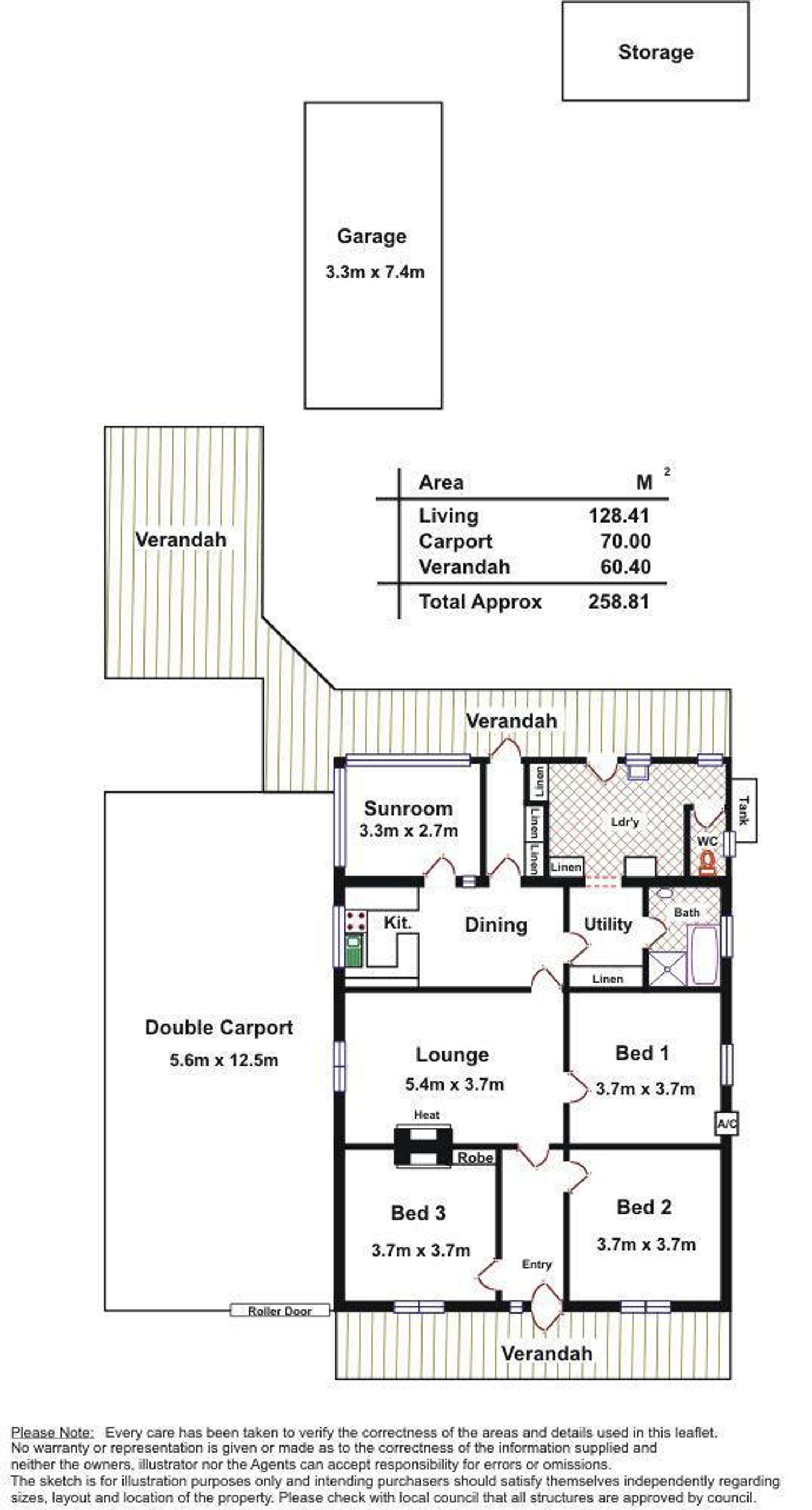 Floorplan of Homely house listing, 17 Martlesham Crescent, Colonel Light Gardens SA 5041