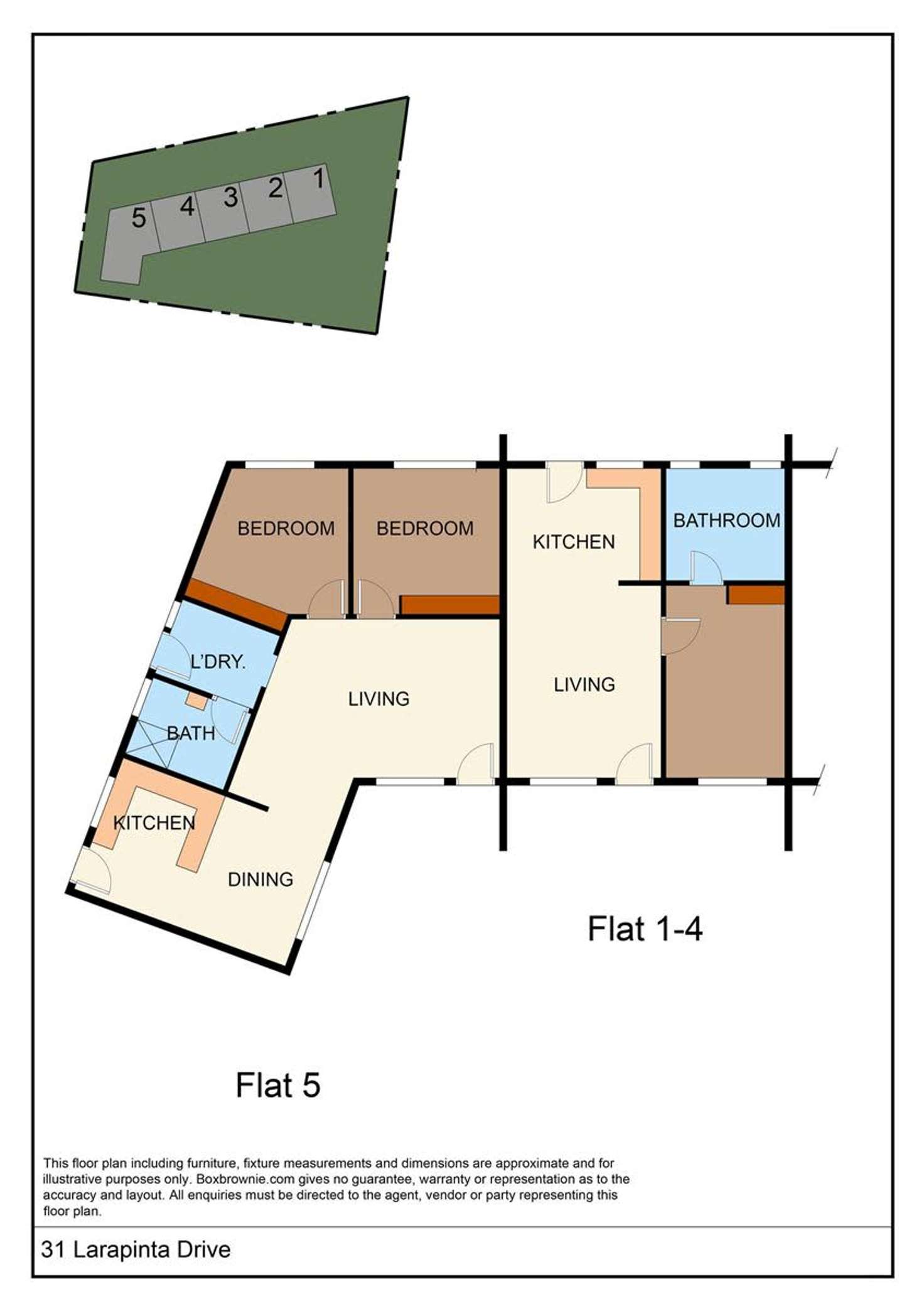 Floorplan of Homely blockOfUnits listing, 31 Larapinta Drive, Araluen NT 870