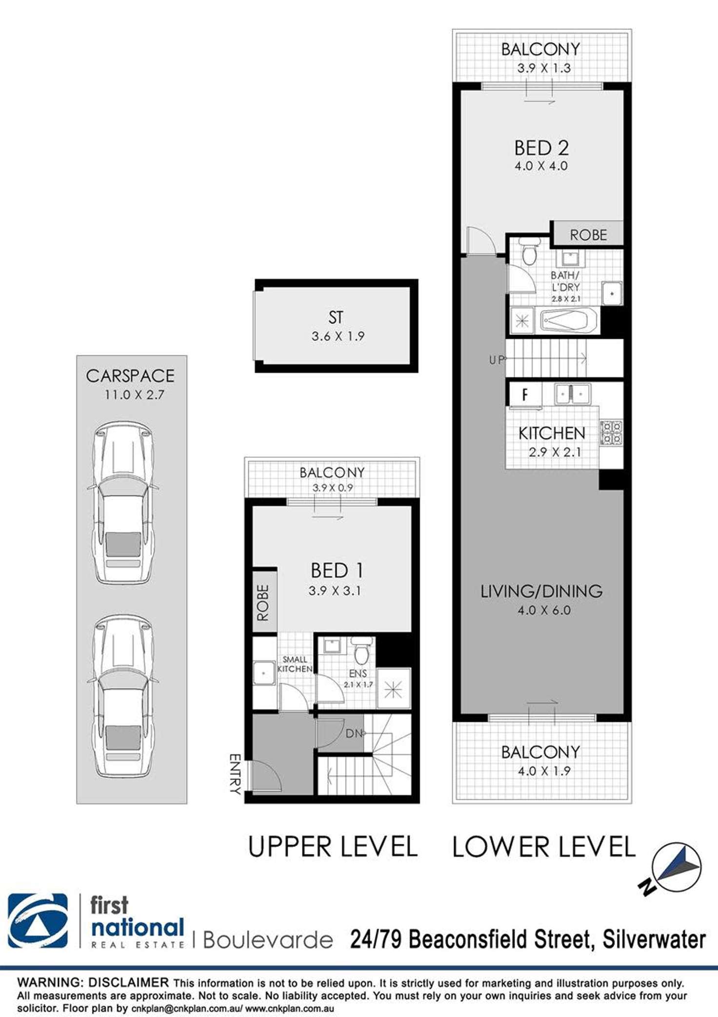 Floorplan of Homely apartment listing, 24/79-87 Beaconsfield Street, Silverwater NSW 2128