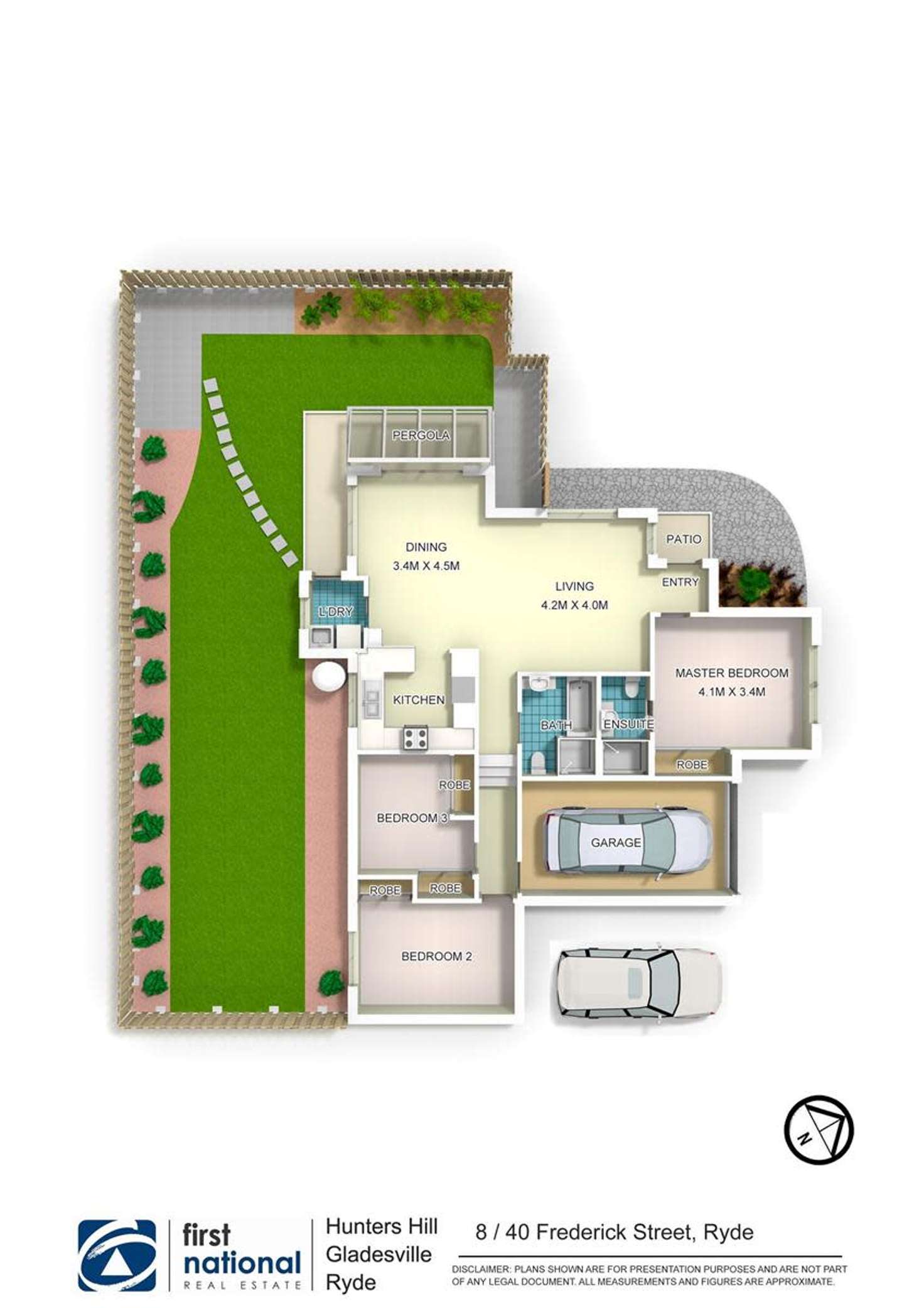 Floorplan of Homely villa listing, 8/40 Frederick Street, Ryde NSW 2112