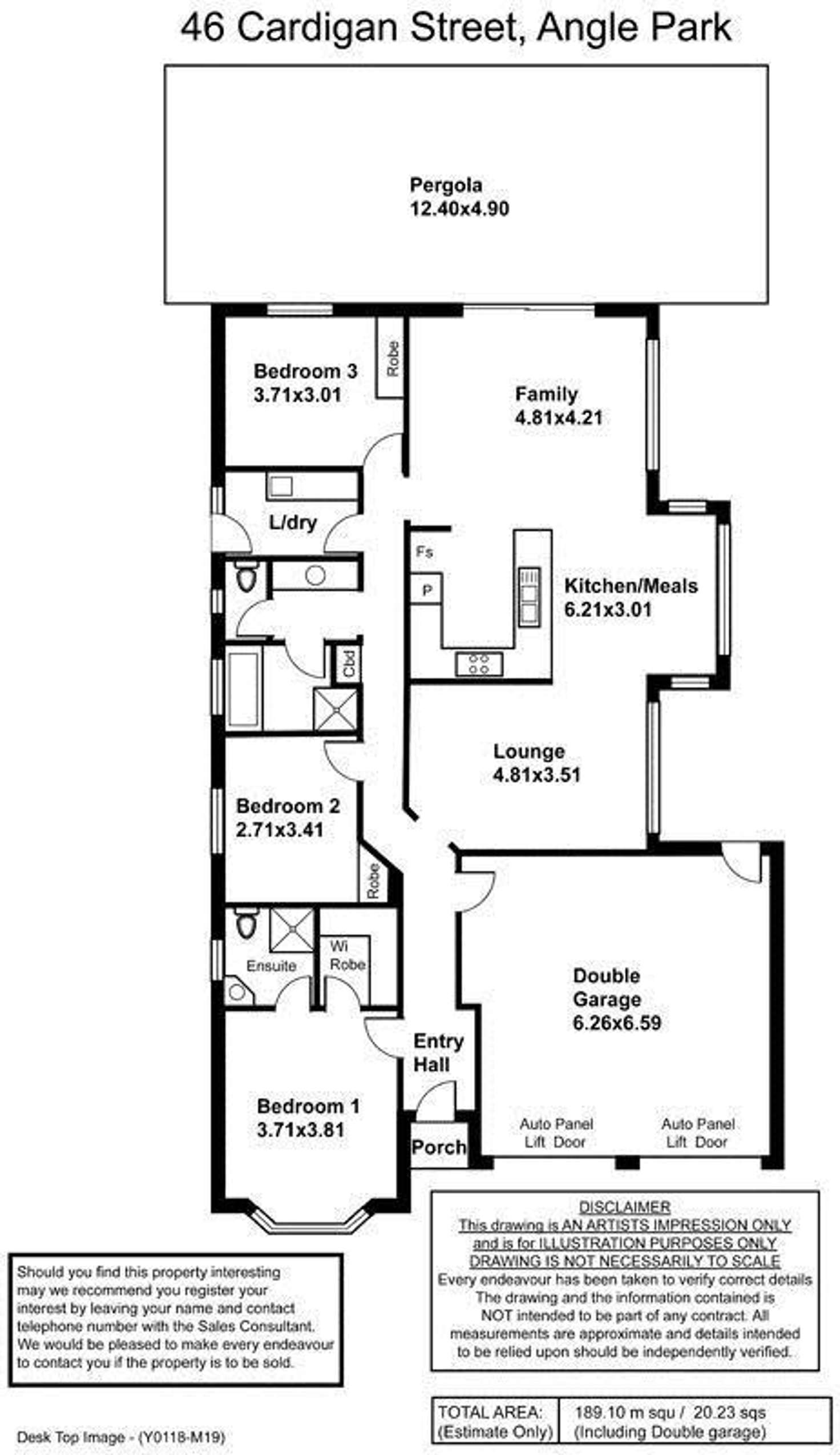 Floorplan of Homely house listing, 46 Cardigan Street, Angle Park SA 5010