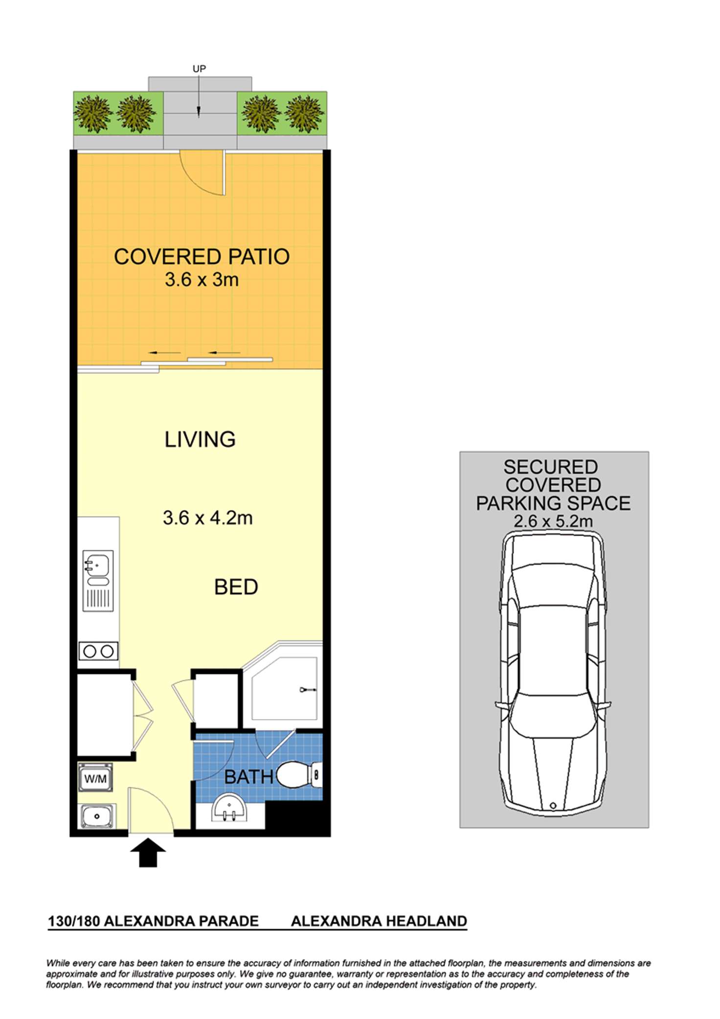 Floorplan of Homely unit listing, 130/180 Alexandra Parade, Alexandra Headland QLD 4572
