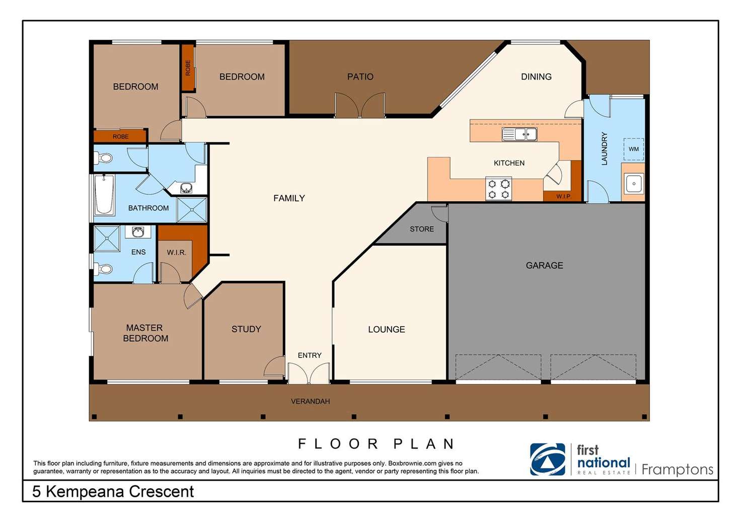 Floorplan of Homely house listing, 5 Kempeana Crescent, Araluen NT 870