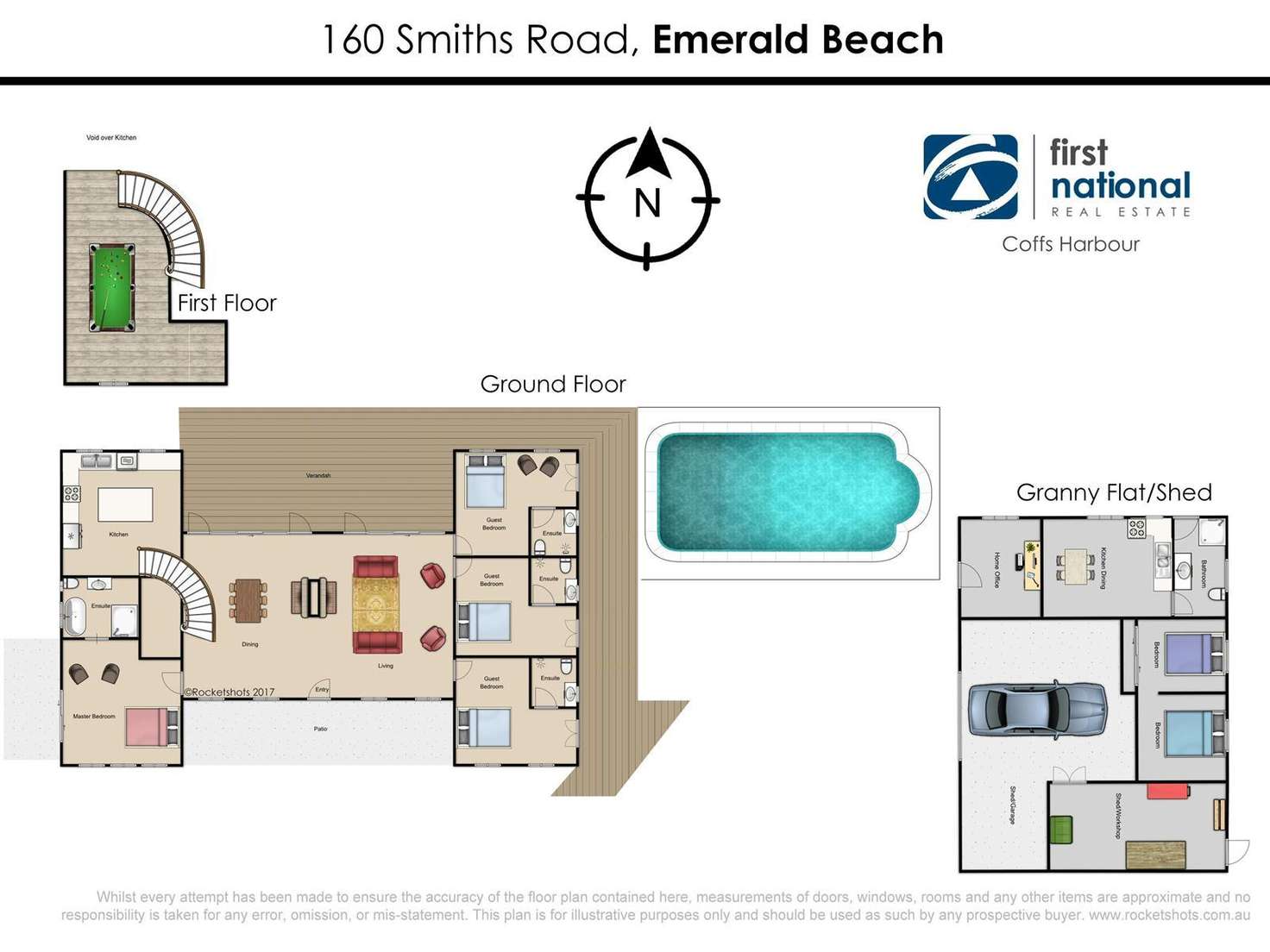 Floorplan of Homely house listing, 160 Smiths Road, Emerald Beach NSW 2456