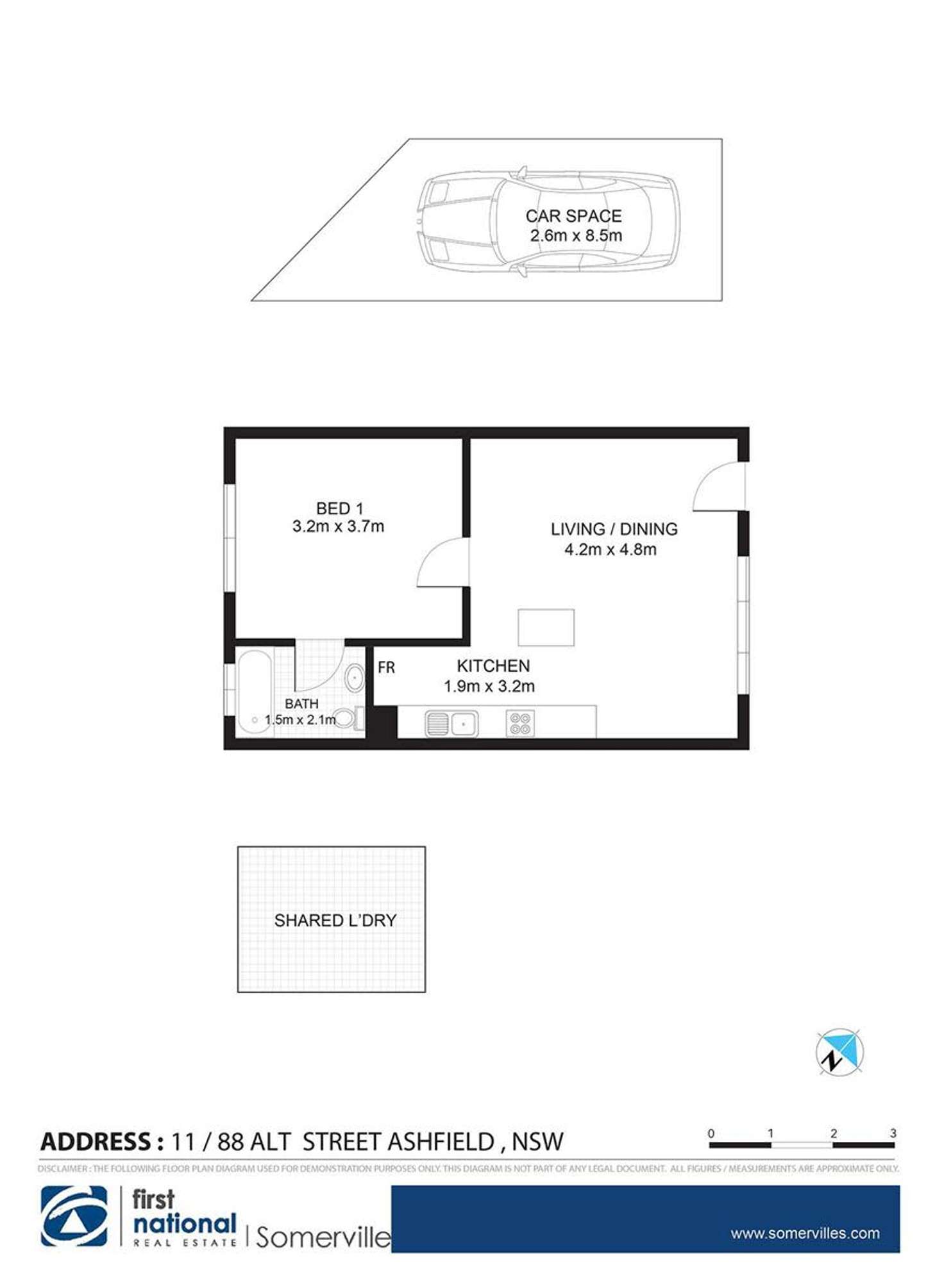 Floorplan of Homely apartment listing, 11/88 Alt Street, Ashfield NSW 2131