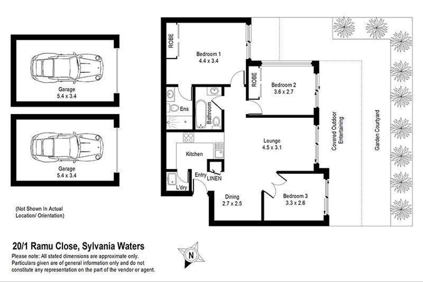 Floorplan of Homely apartment listing, 20/1 Ramu Close, Sylvania Waters NSW 2224