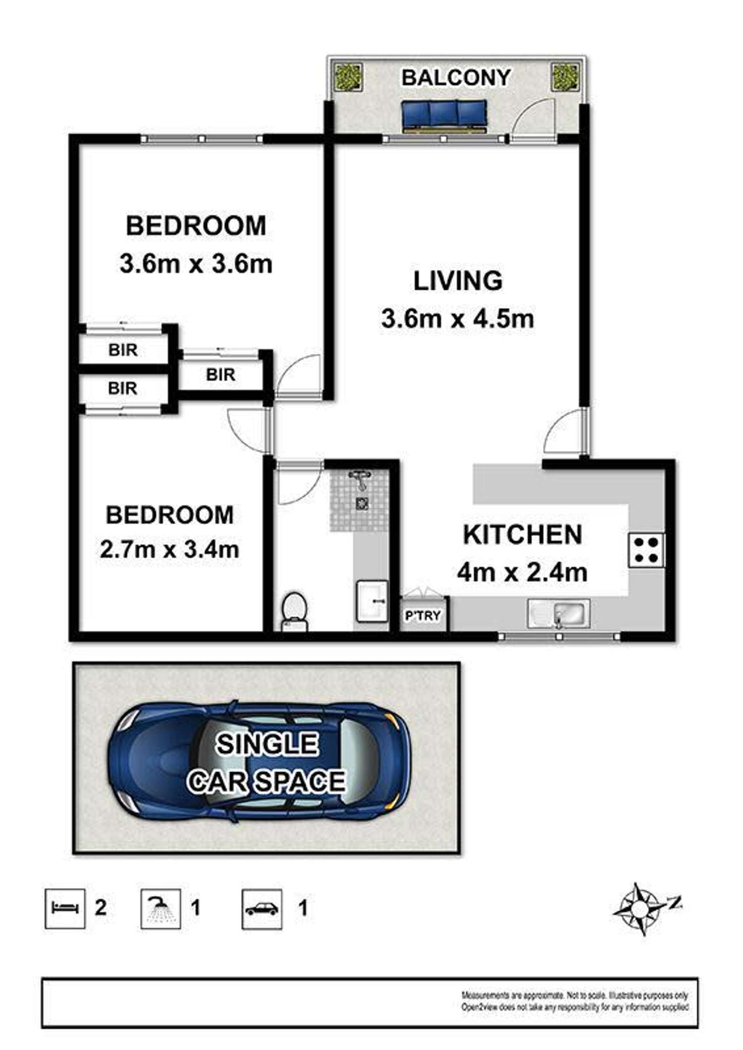 Floorplan of Homely apartment listing, 4/59 Gladstone Street, Newport NSW 2106