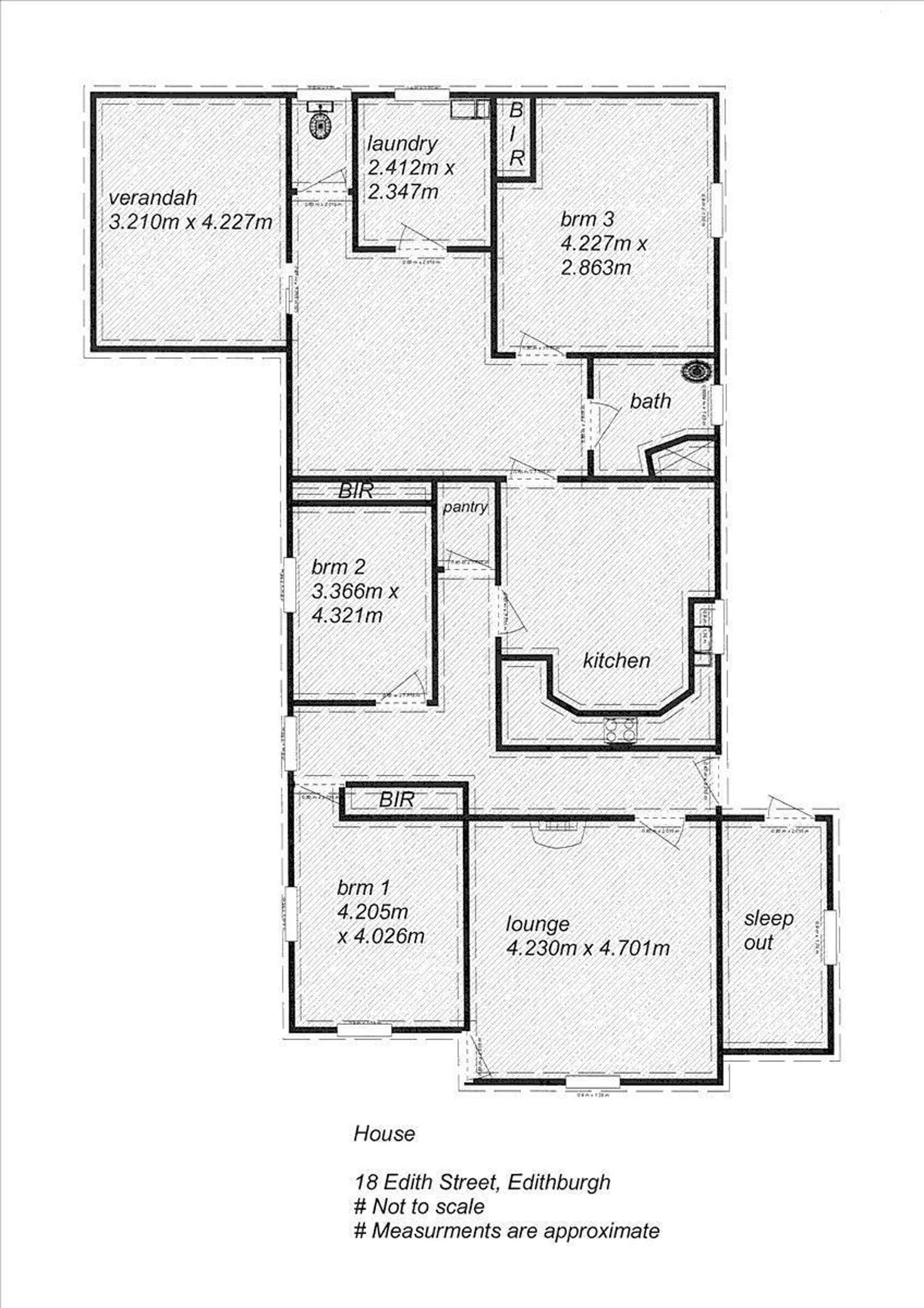 Floorplan of Homely house listing, 18 Edith Street, Edithburgh SA 5583