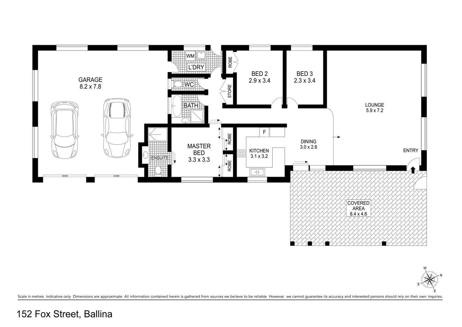 Floorplan of Homely house listing, 152 Fox Street, Ballina NSW 2478