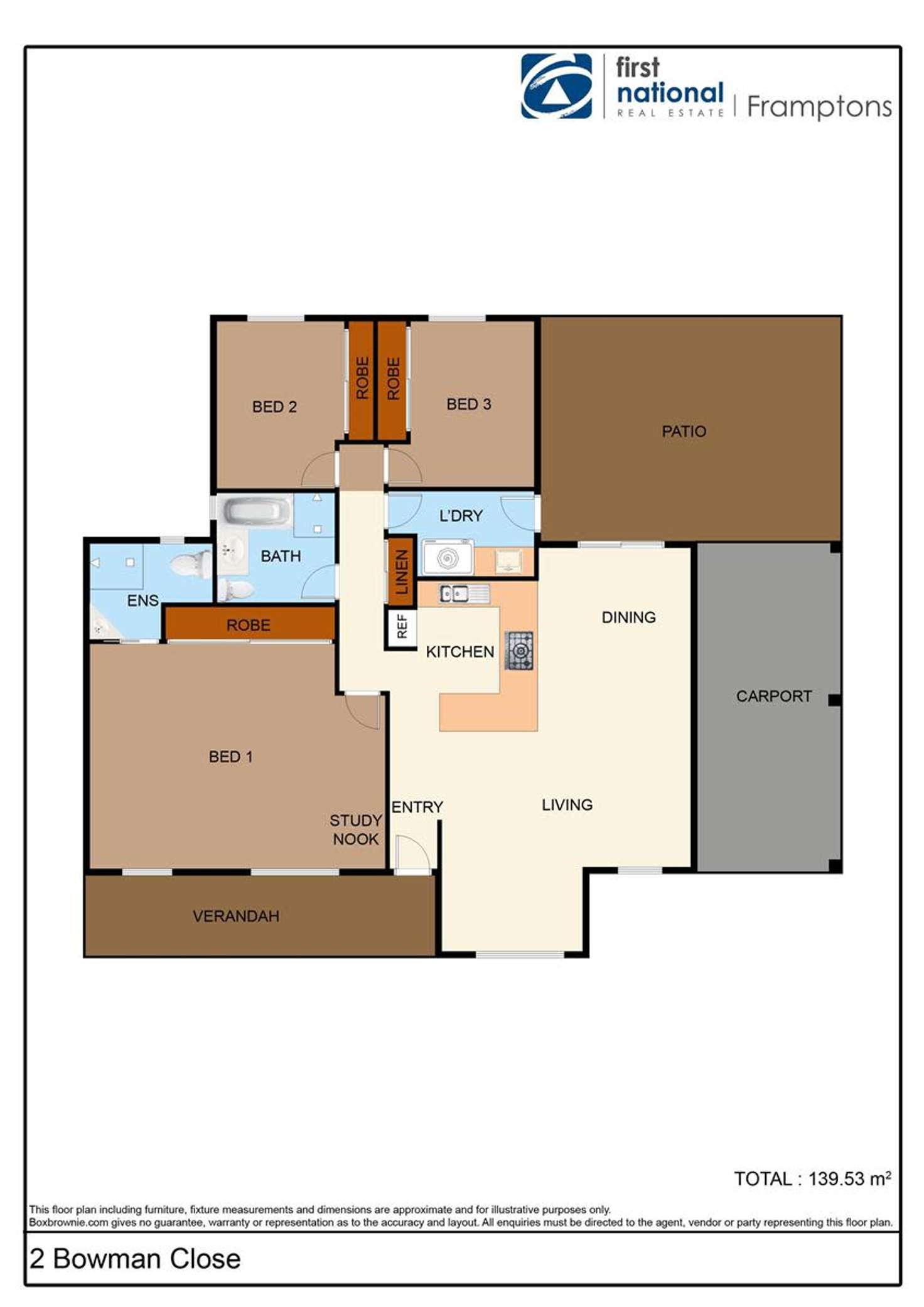 Floorplan of Homely house listing, 2 Bowman Close, Araluen NT 870