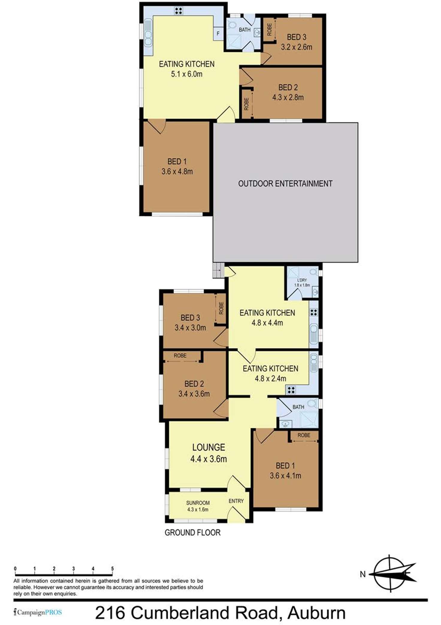 Floorplan of Homely house listing, 216 Cumberland Road, Auburn NSW 2144