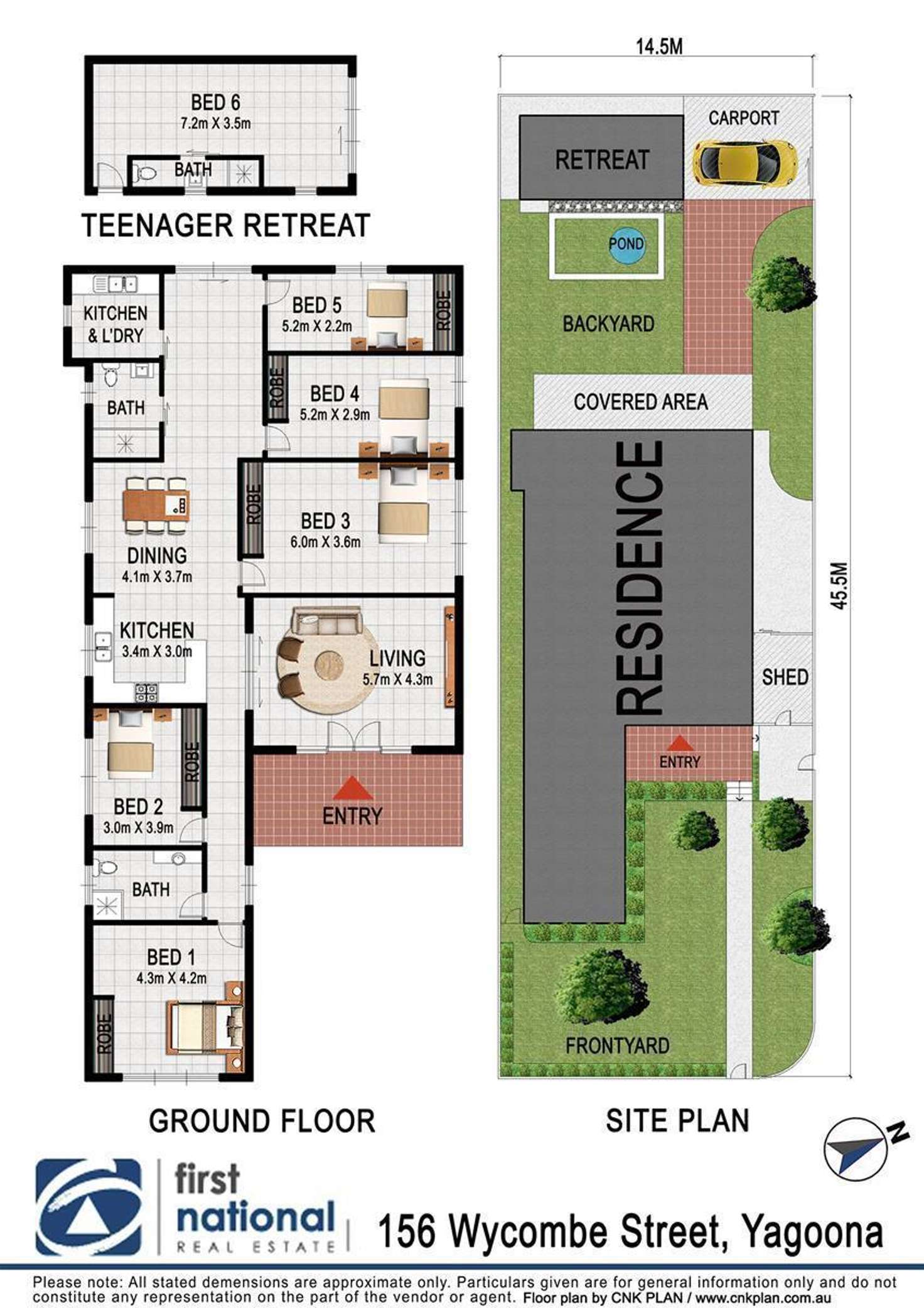 Floorplan of Homely house listing, 156 Wycombe Street, Yagoona NSW 2199