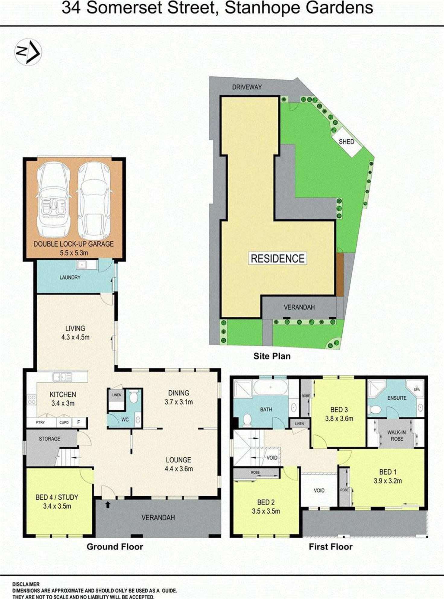 Floorplan of Homely house listing, 34 Somerset Street, Stanhope Gardens NSW 2768