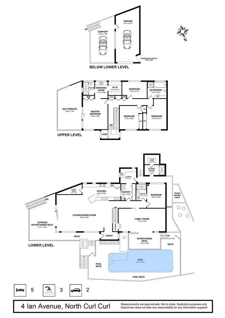 Floorplan of Homely house listing, 4 Ian Avenue, North Curl Curl NSW 2099