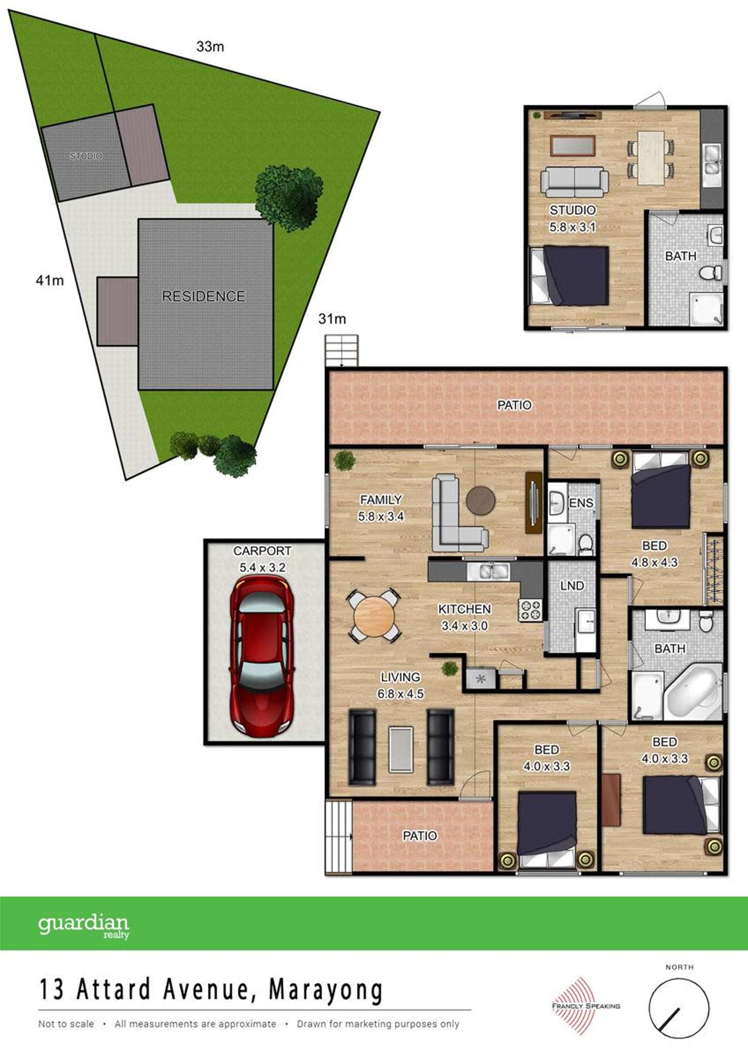 Floorplan of Homely house listing, 13 Attard Avenue, Marayong NSW 2148