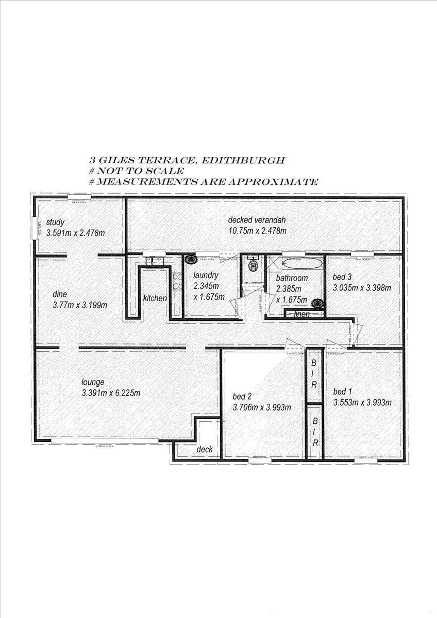 Floorplan of Homely house listing, 3 Giles Terrace, Edithburgh SA 5583