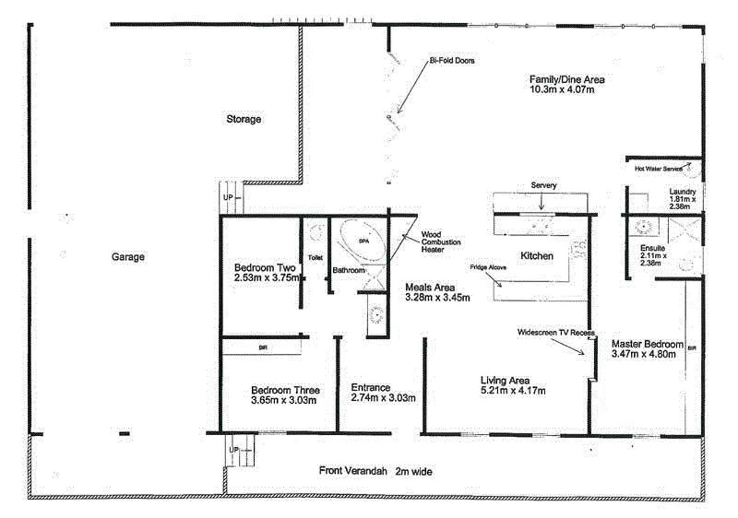 Floorplan of Homely house listing, 33 Kona Crescent, Sultana Point, Edithburgh SA 5583