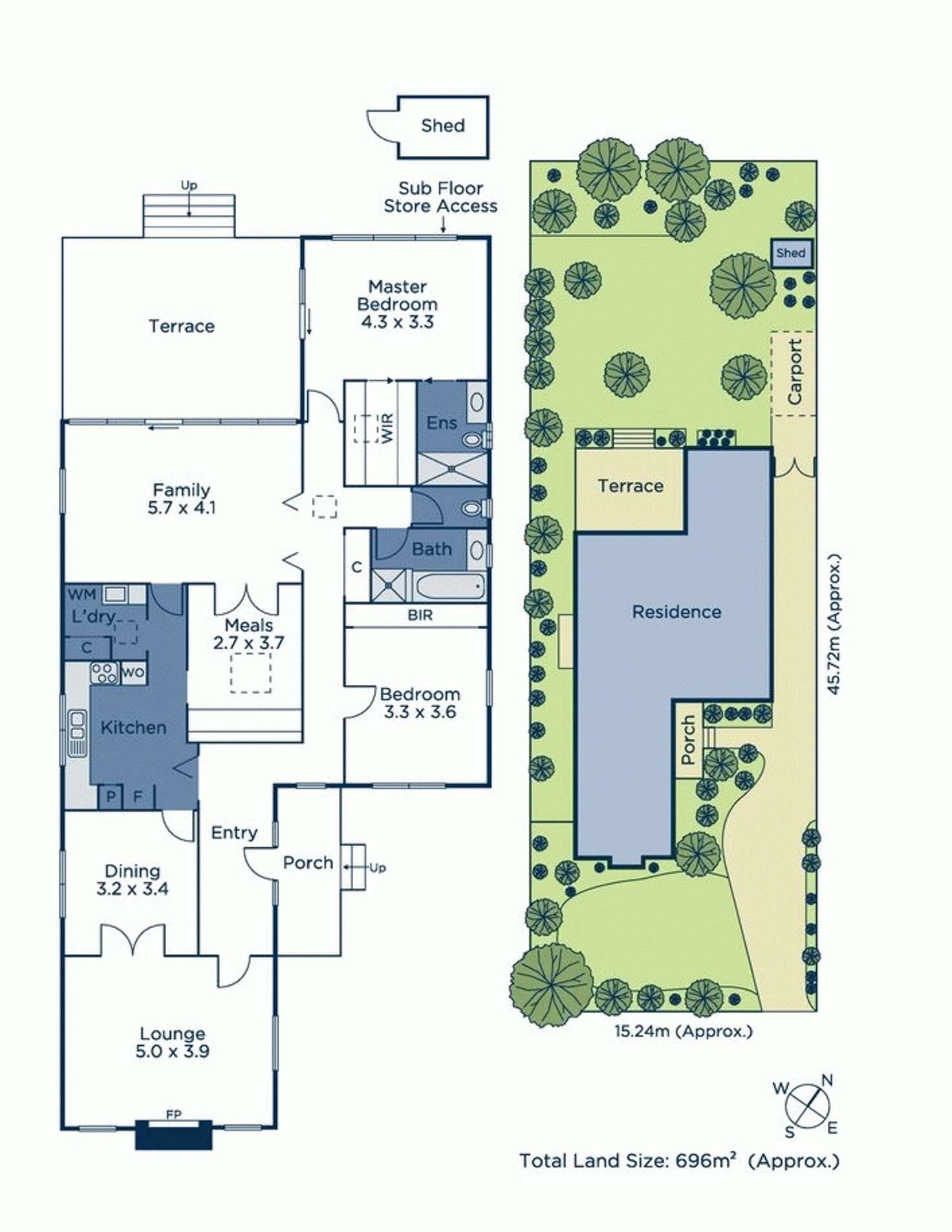 Floorplan of Homely house listing, 6 Taylor Street, Ashburton VIC 3147