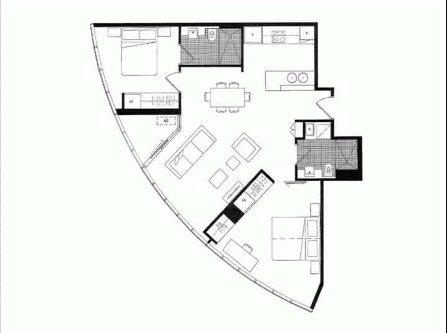 Floorplan of Homely apartment listing, 605/1 MARMION PLACE, Docklands VIC 3008
