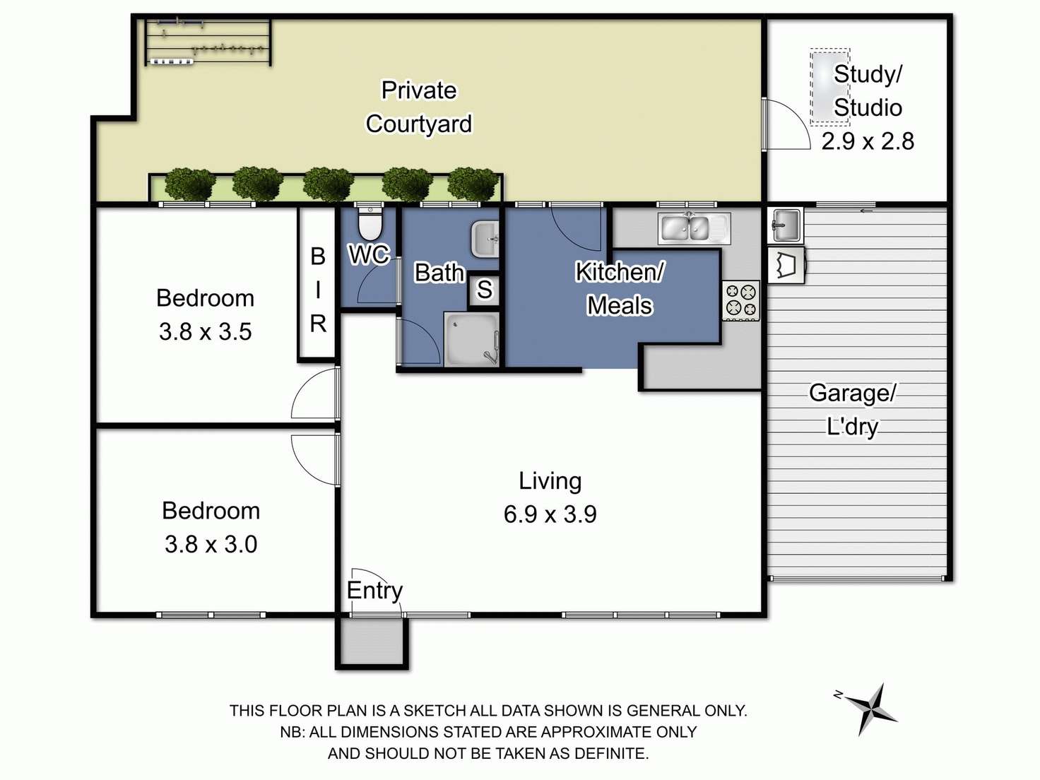 Floorplan of Homely unit listing, 3/18 Peace Street, Glen Iris VIC 3146